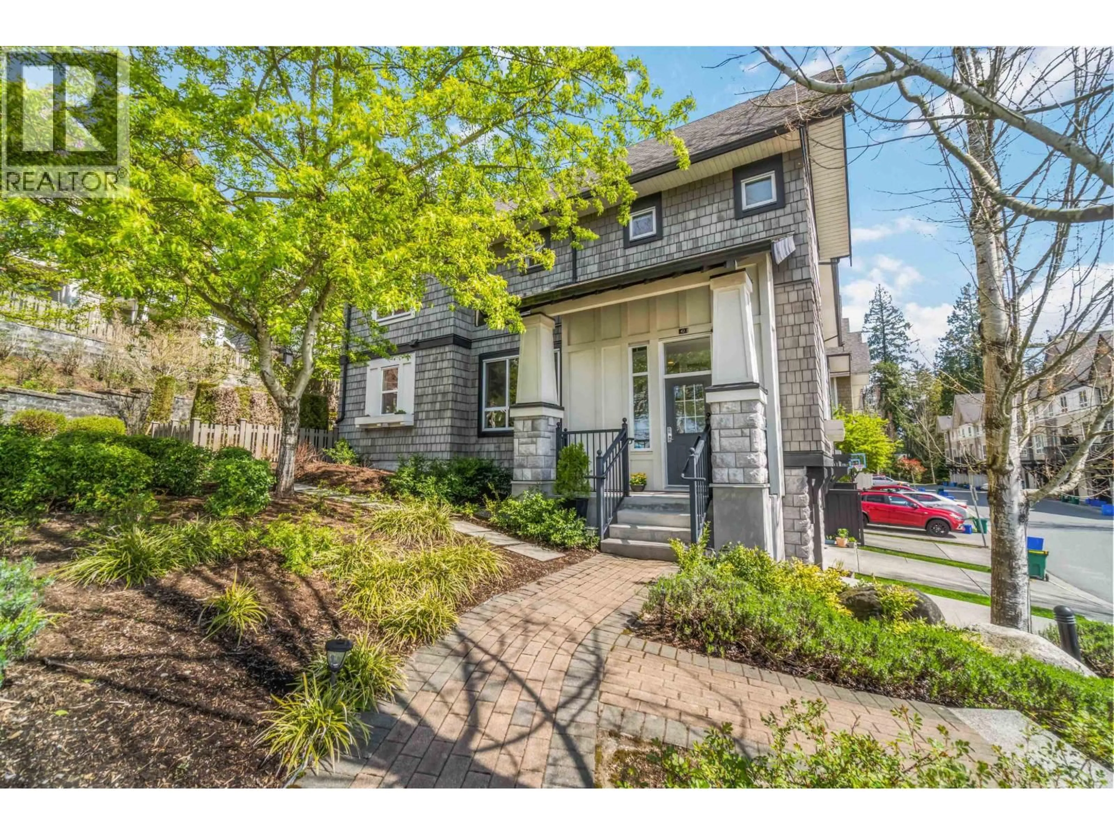 Home with brick exterior material, street for 42 - 1305 SOBALL STREET, Coquitlam British Columbia V3E0E8