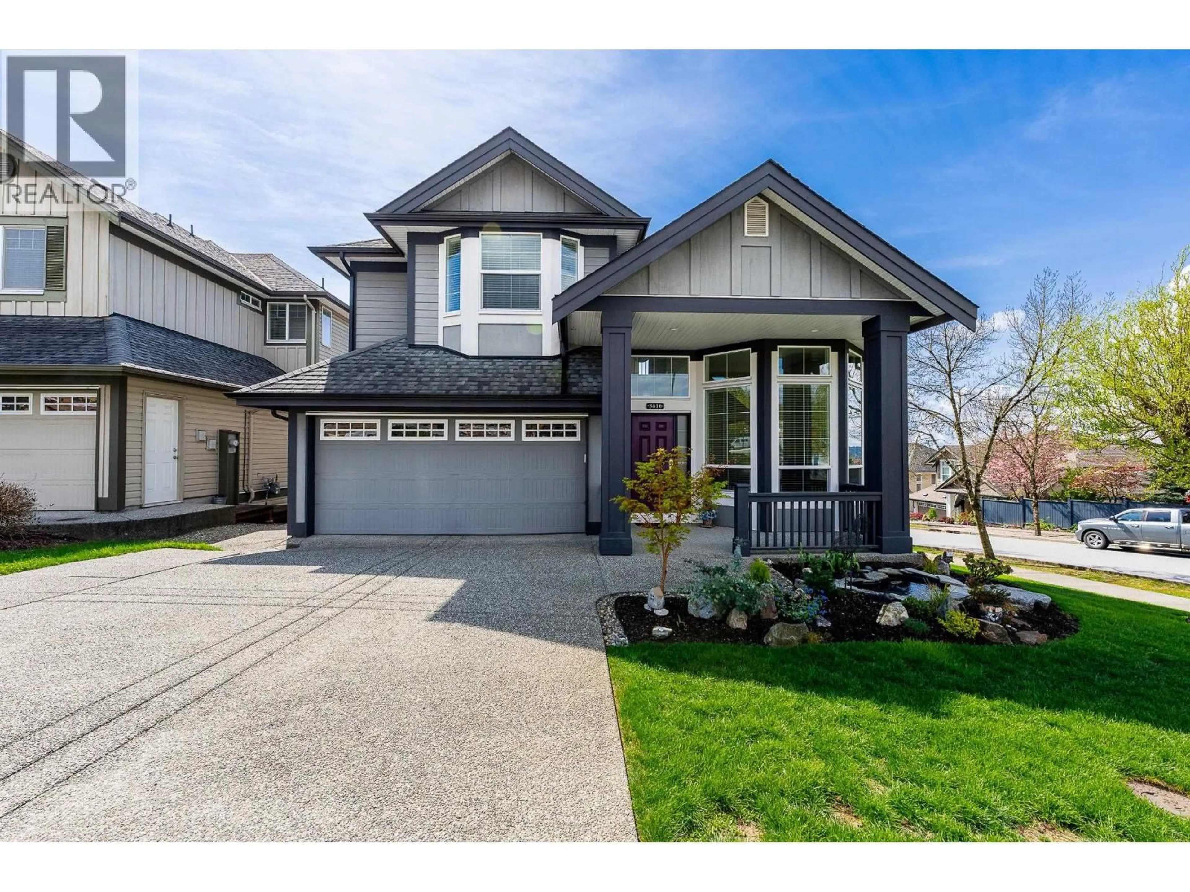 Home with vinyl exterior material, street for 3416 GALLOWAY AVENUE, Coquitlam British Columbia V3E0B8