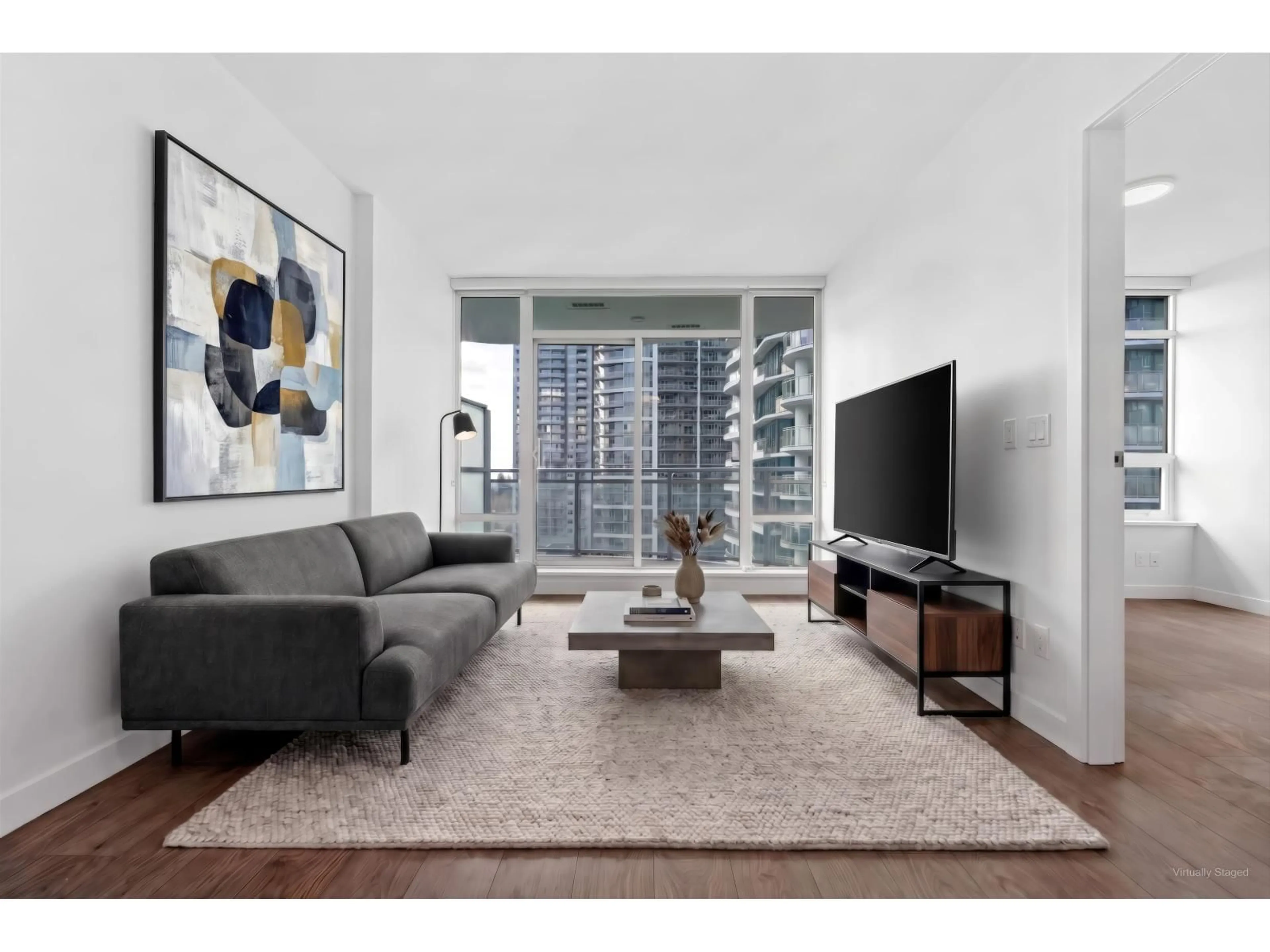 Living room with furniture, unknown for 1207 - 13318 104 AVENUE, Surrey British Columbia V3T0R2