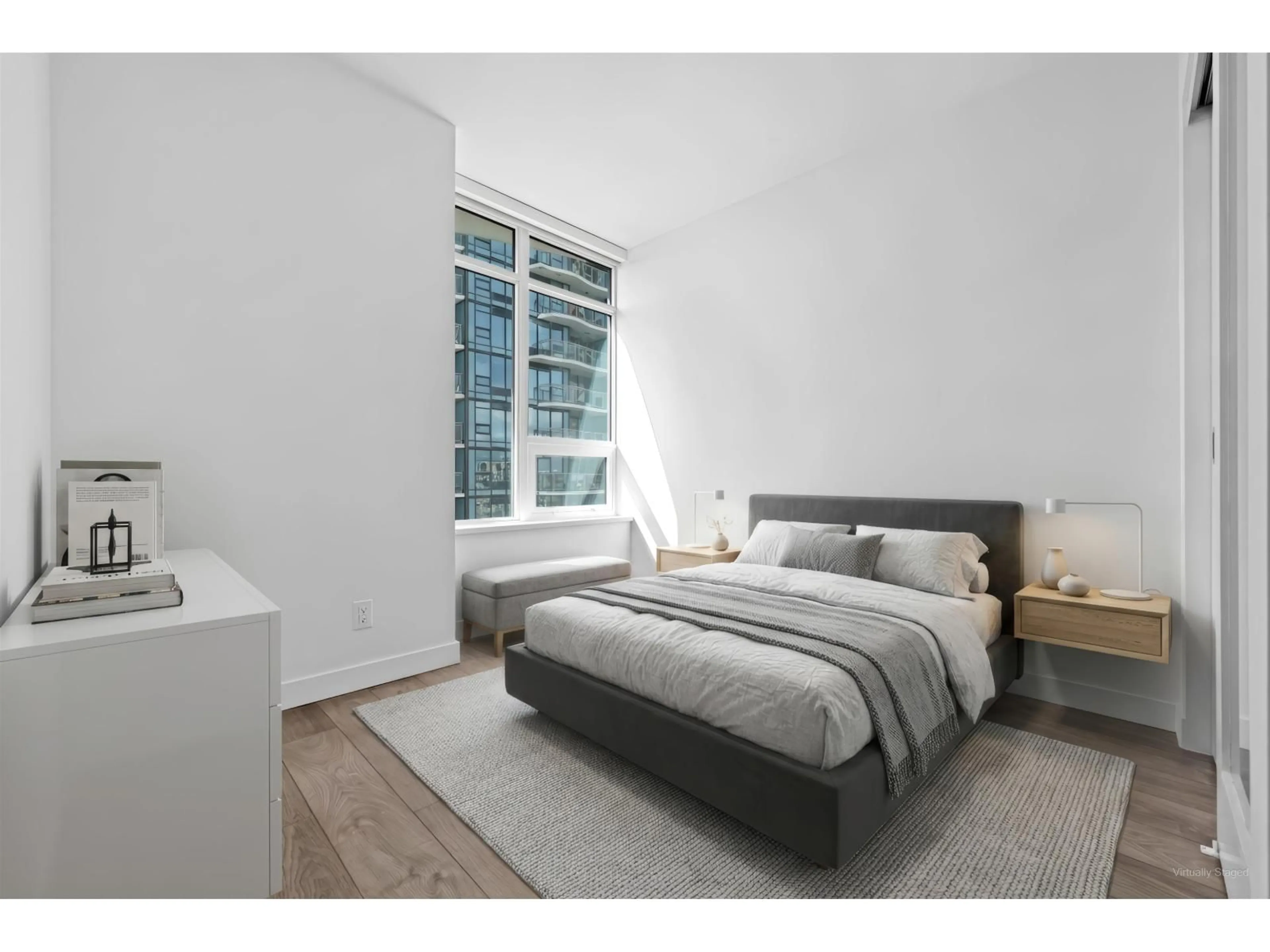 Bedroom with bed, unknown for 1207 - 13318 104 AVENUE, Surrey British Columbia V3T0R2