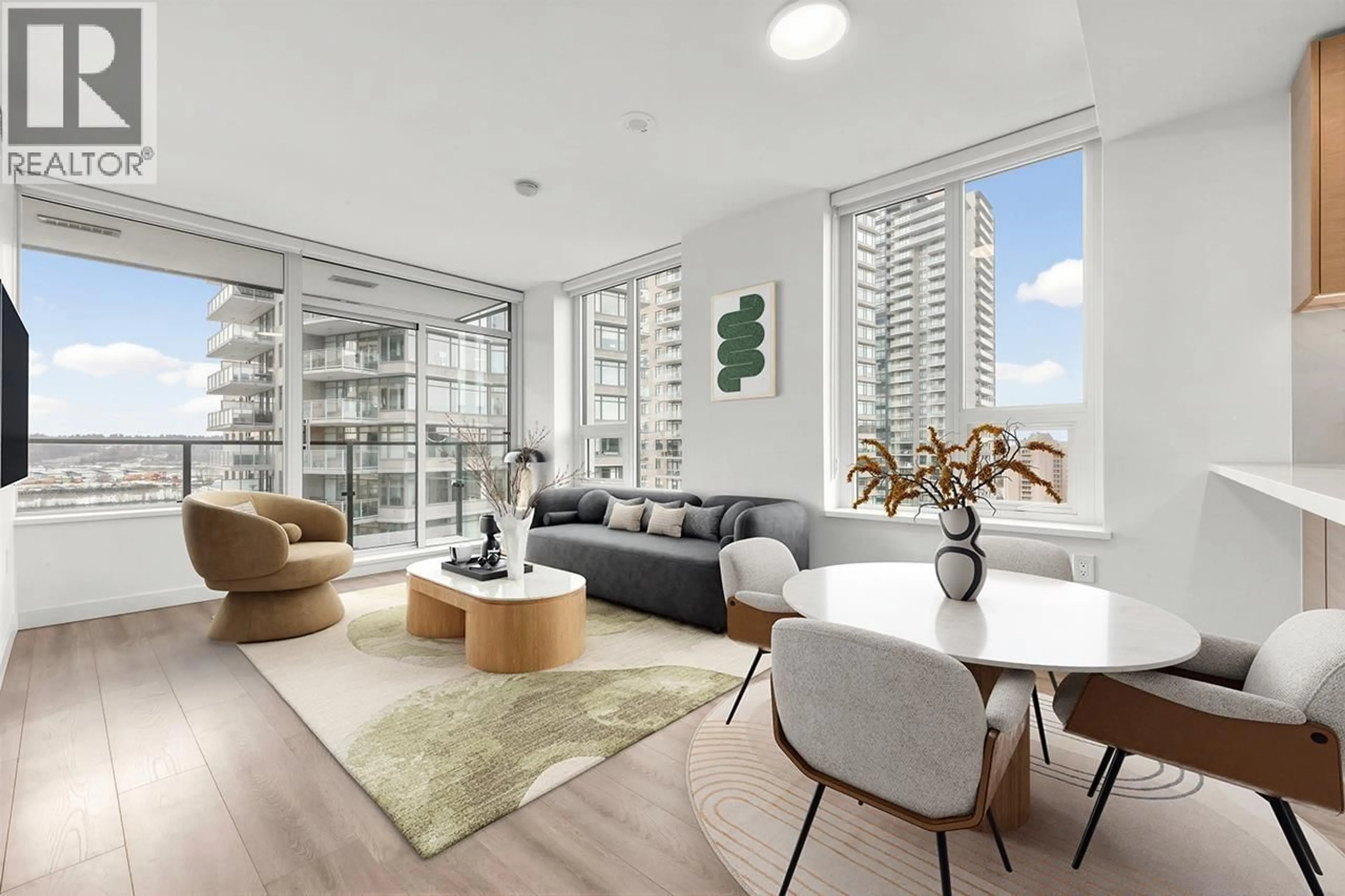 Living room with furniture, unknown for 1609 - 823 CARNARVON STREET, New Westminster British Columbia V3M0N5