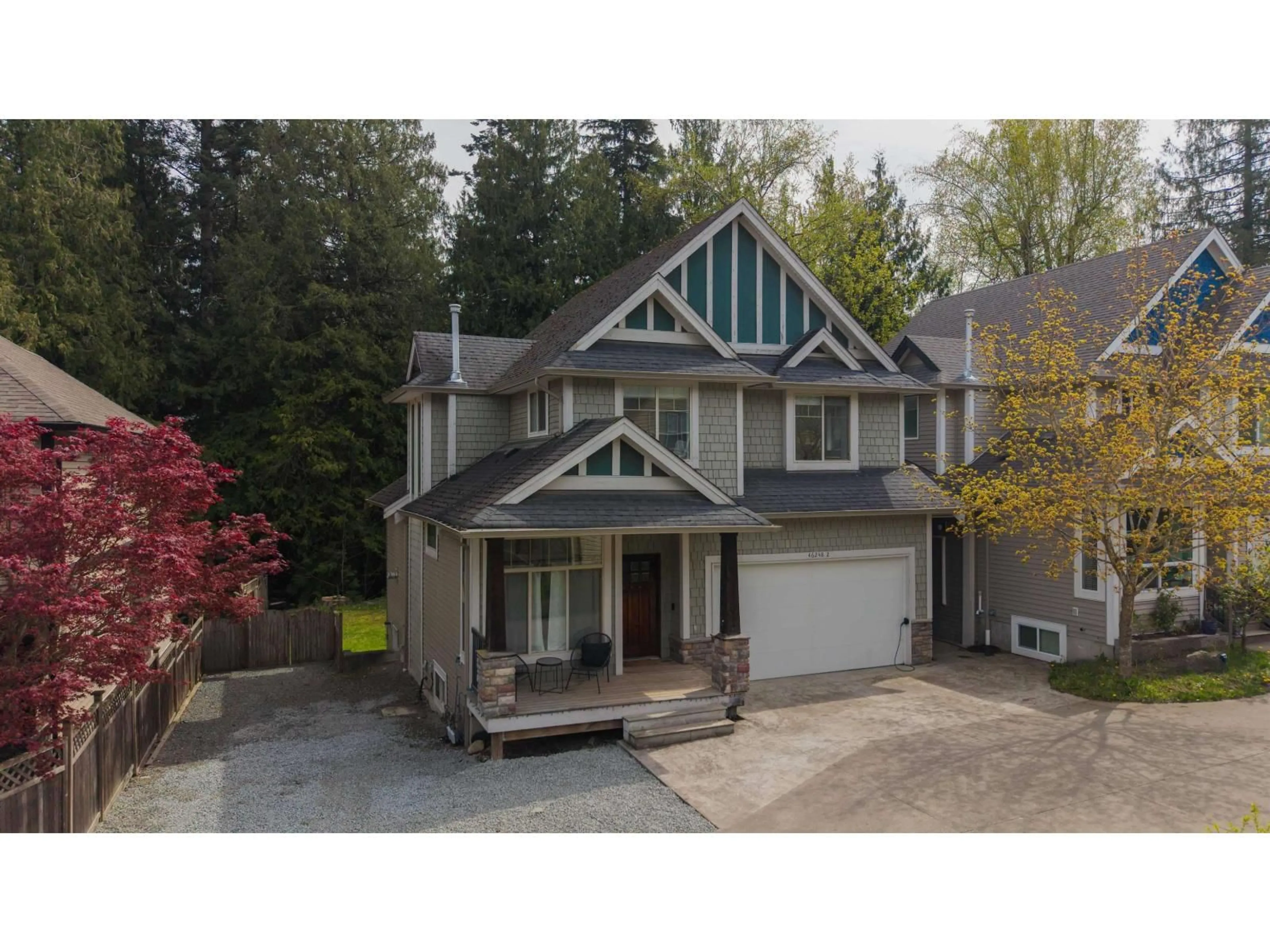 A pic from outside/outdoor area/front of a property/back of a property/a pic from drone, street for 2 - 46248 KERMODE CRESCENT, Chilliwack British Columbia V2R0C7