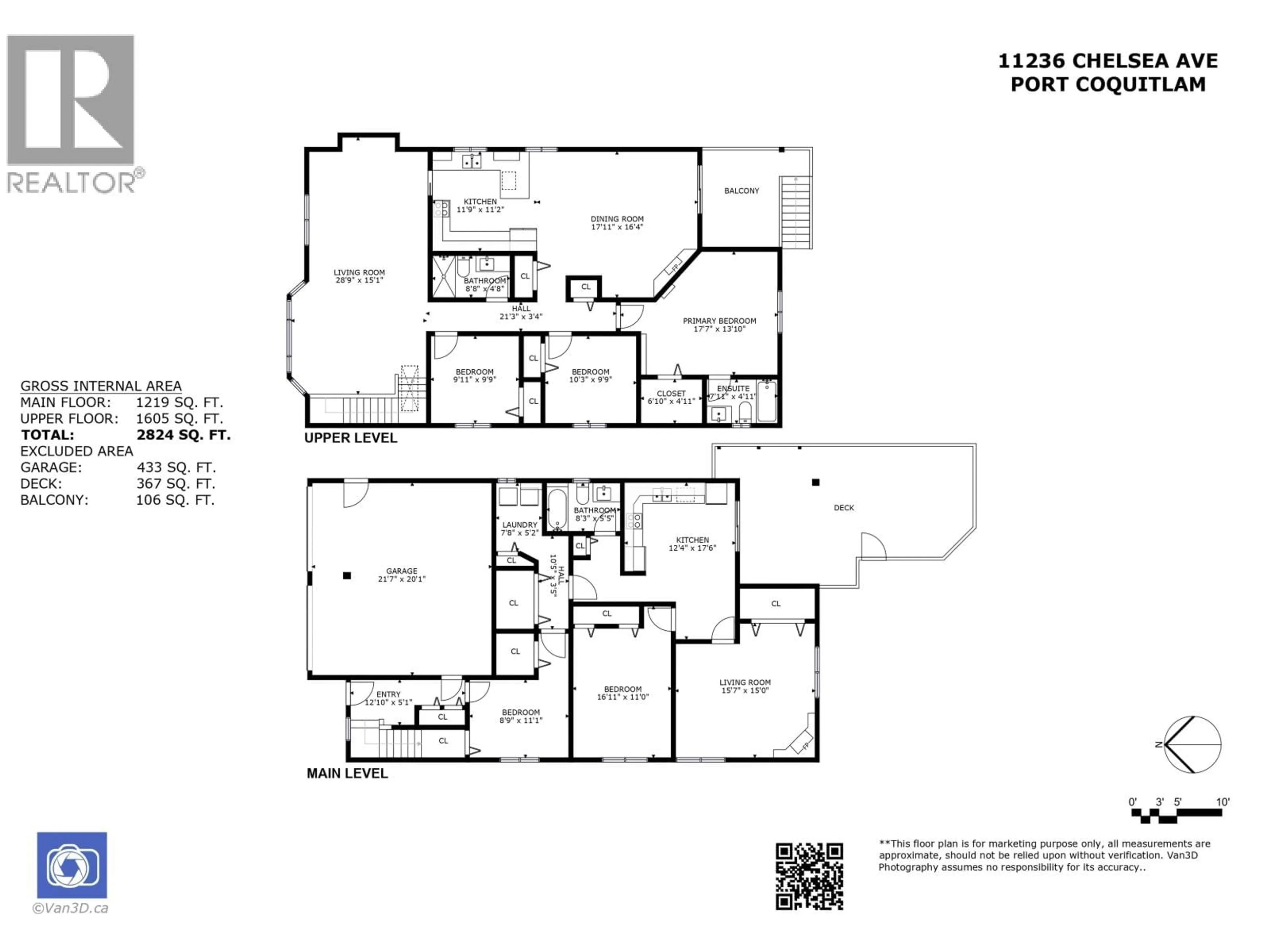 Floor plan for 1236 CHELSEA AVENUE, Port Coquitlam British Columbia V3B7J9