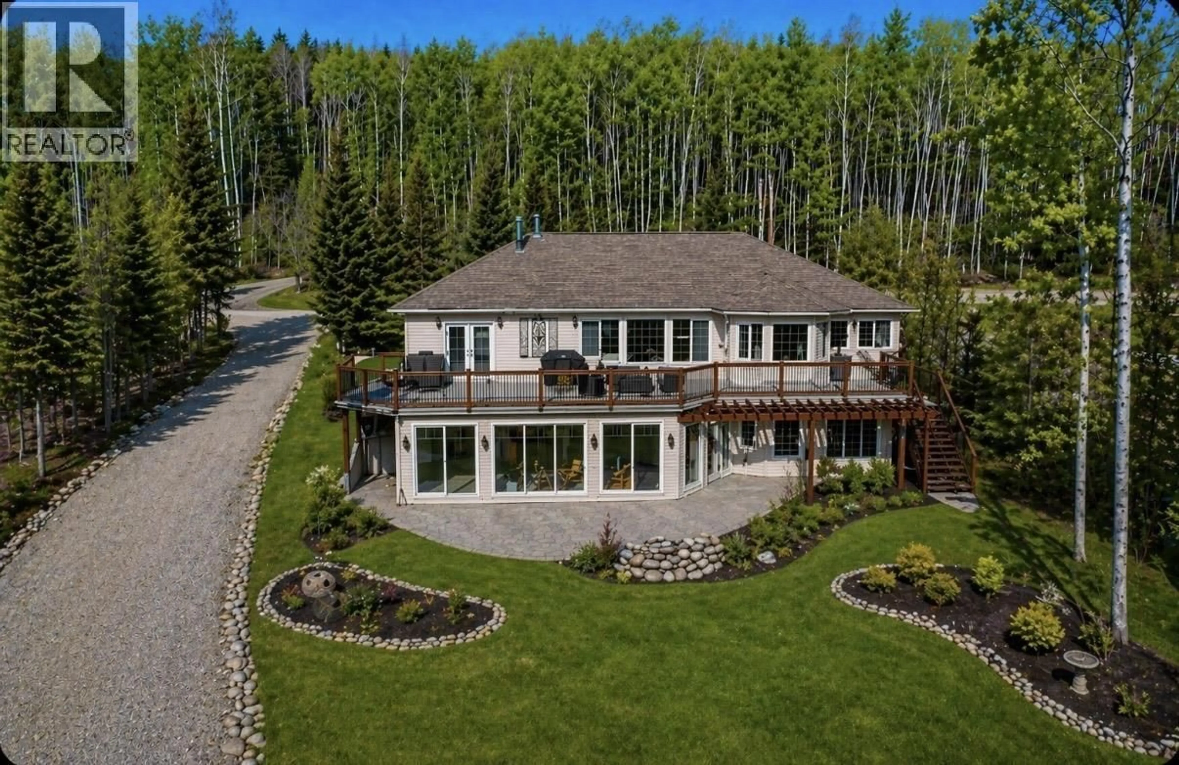 A pic from outside/outdoor area/front of a property/back of a property/a pic from drone, unknown for 13777 GOLF COURSE ROAD, Charlie Lake British Columbia V1J8K8