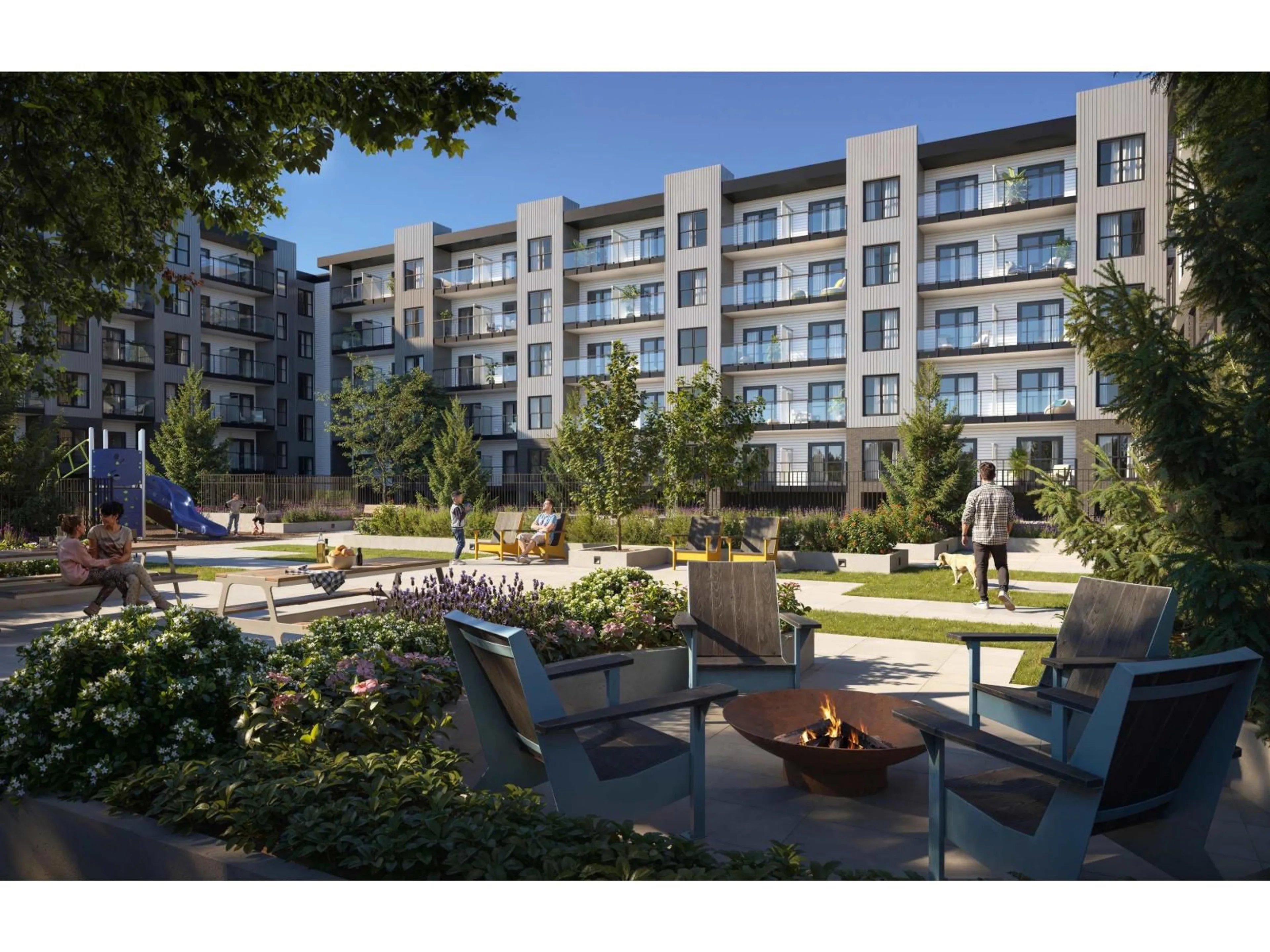 Patio, street for 401 - 7588 198B STREET, Langley British Columbia V2Y3X9