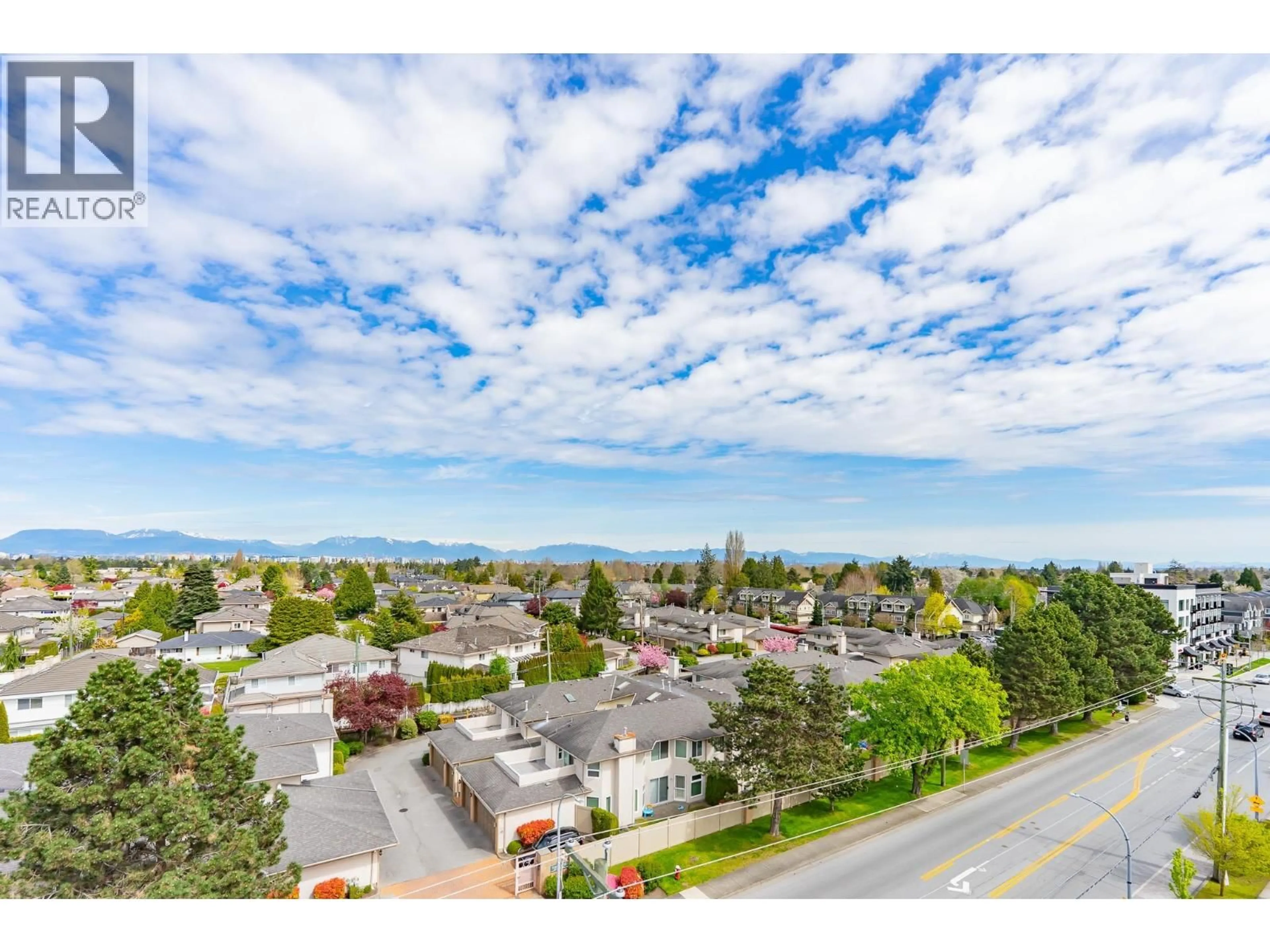 A pic from outside/outdoor area/front of a property/back of a property/a pic from drone, mountain view for 519 - 10020 DUNOON DRIVE, Richmond British Columbia V7A0A7