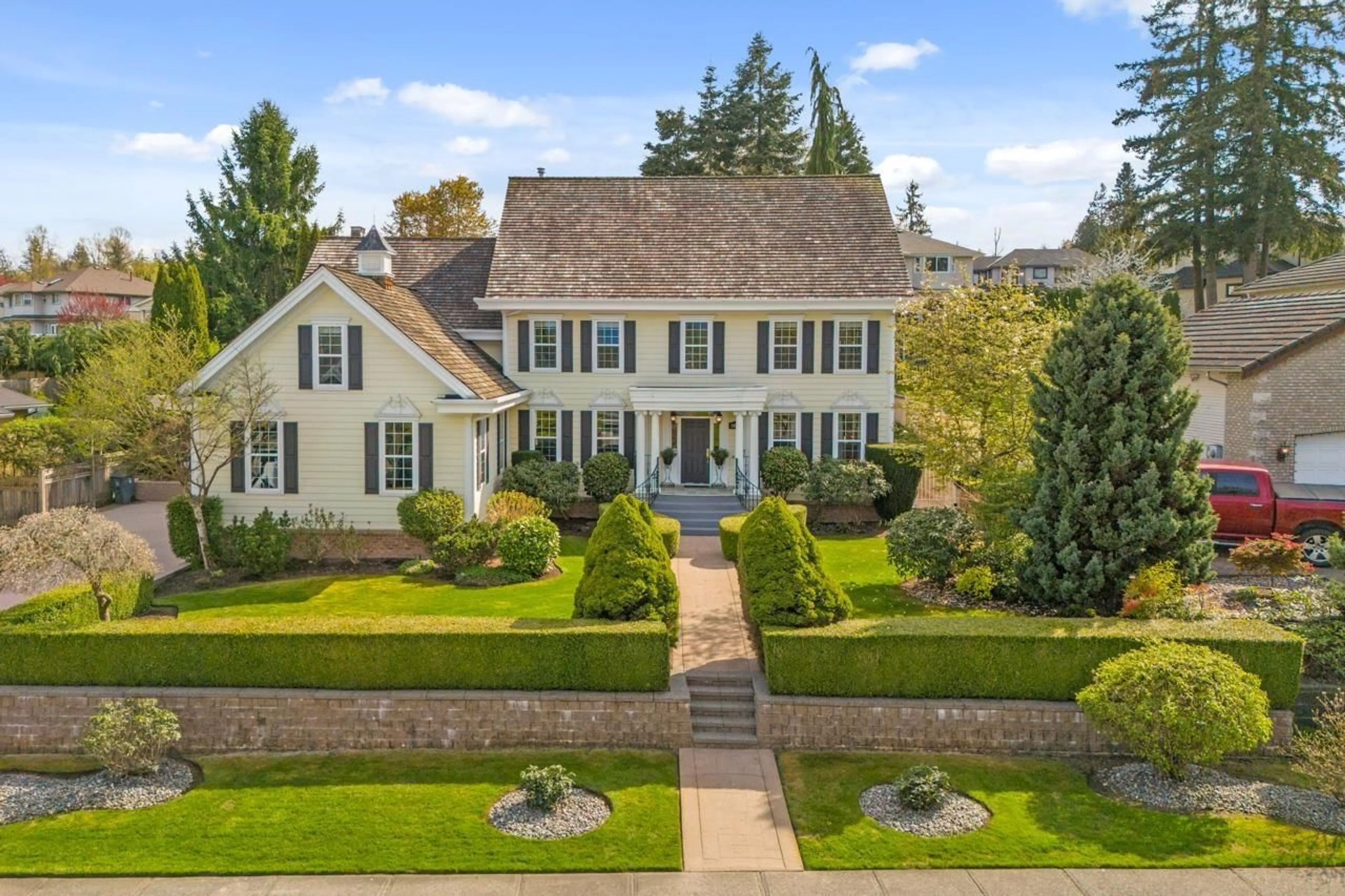 A pic from outside/outdoor area/front of a property/back of a property/a pic from drone, street for 18012 99A AVENUE, Surrey British Columbia V4N4V6