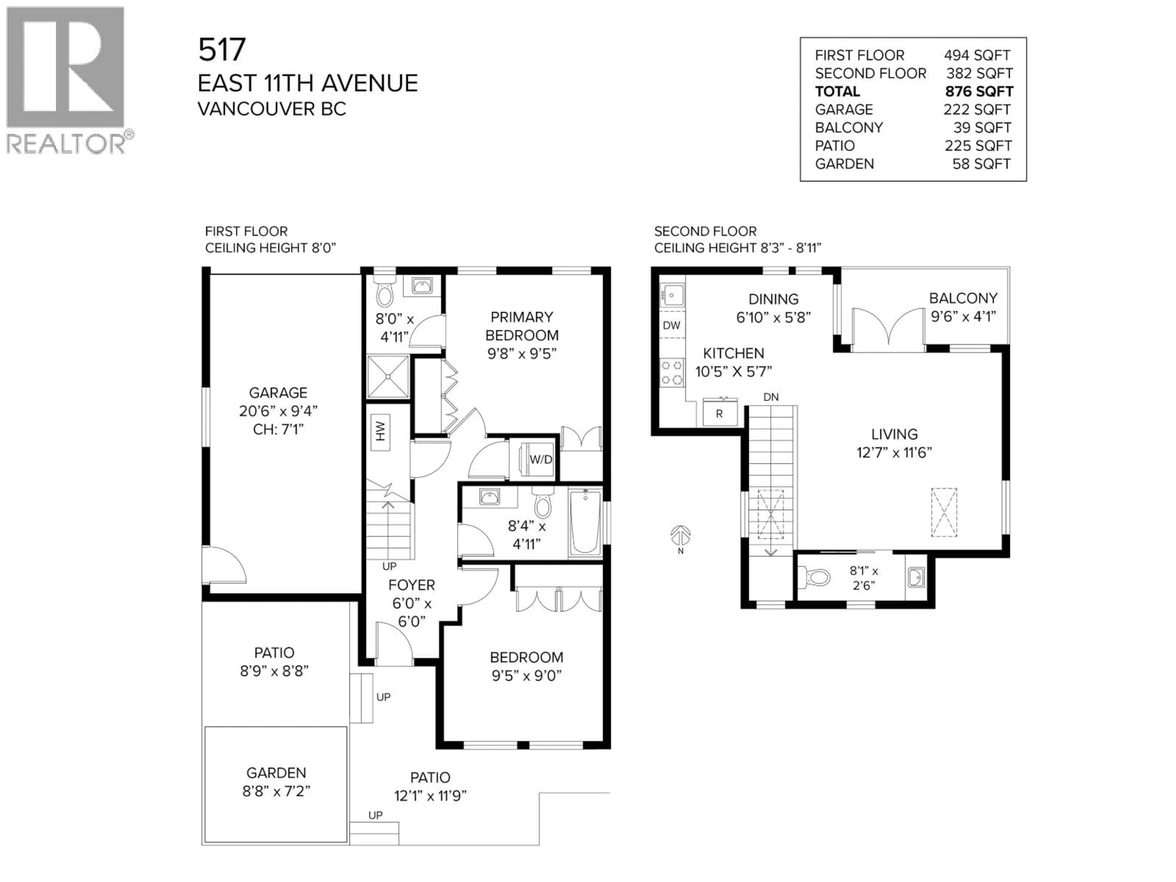 Floor plan for 517 11TH AVENUE, Vancouver British Columbia V5T2E1