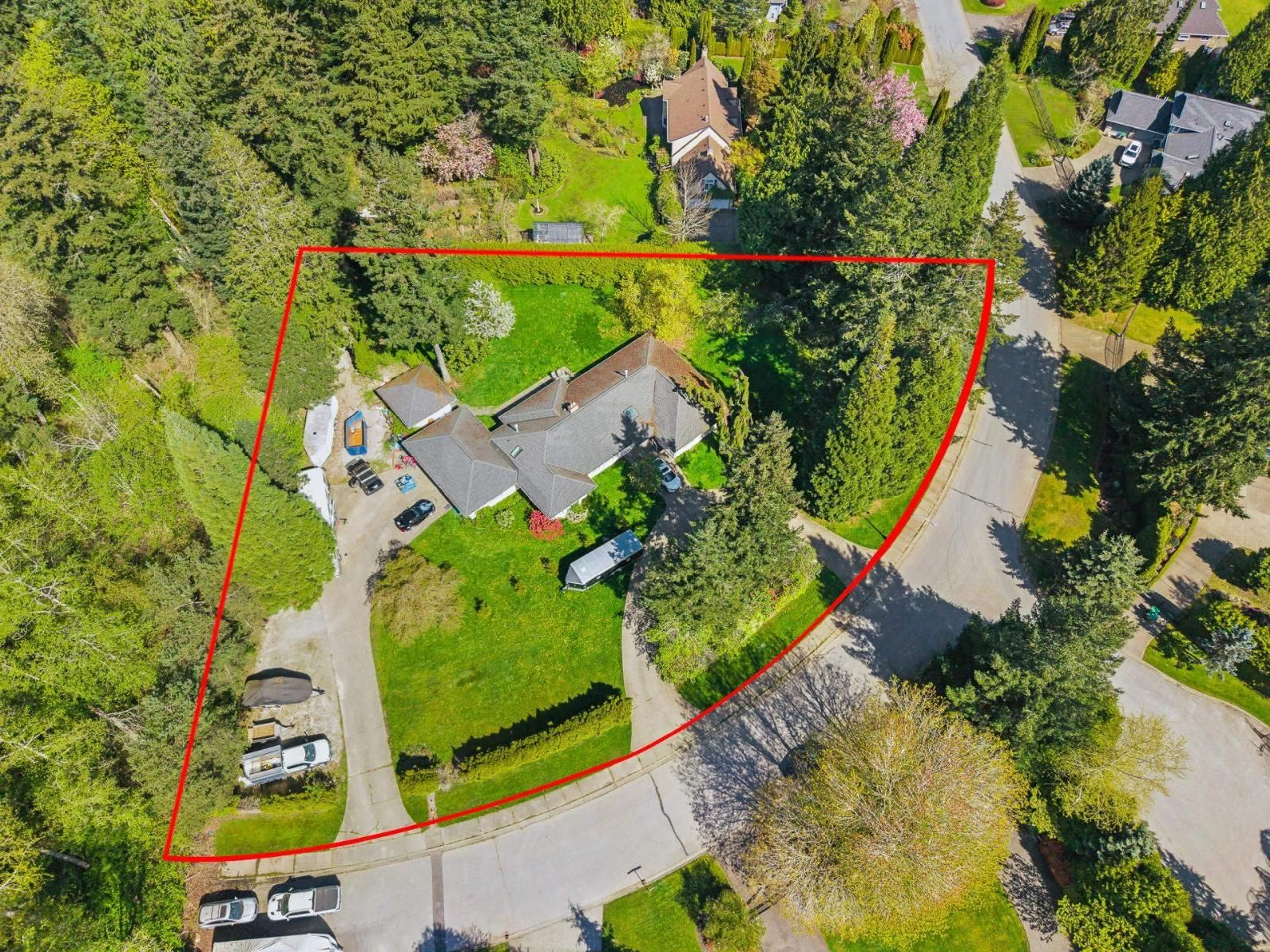 A pic from outside/outdoor area/front of a property/back of a property/a pic from drone, street for 2141 179 STREET, Surrey British Columbia V3Z9V6