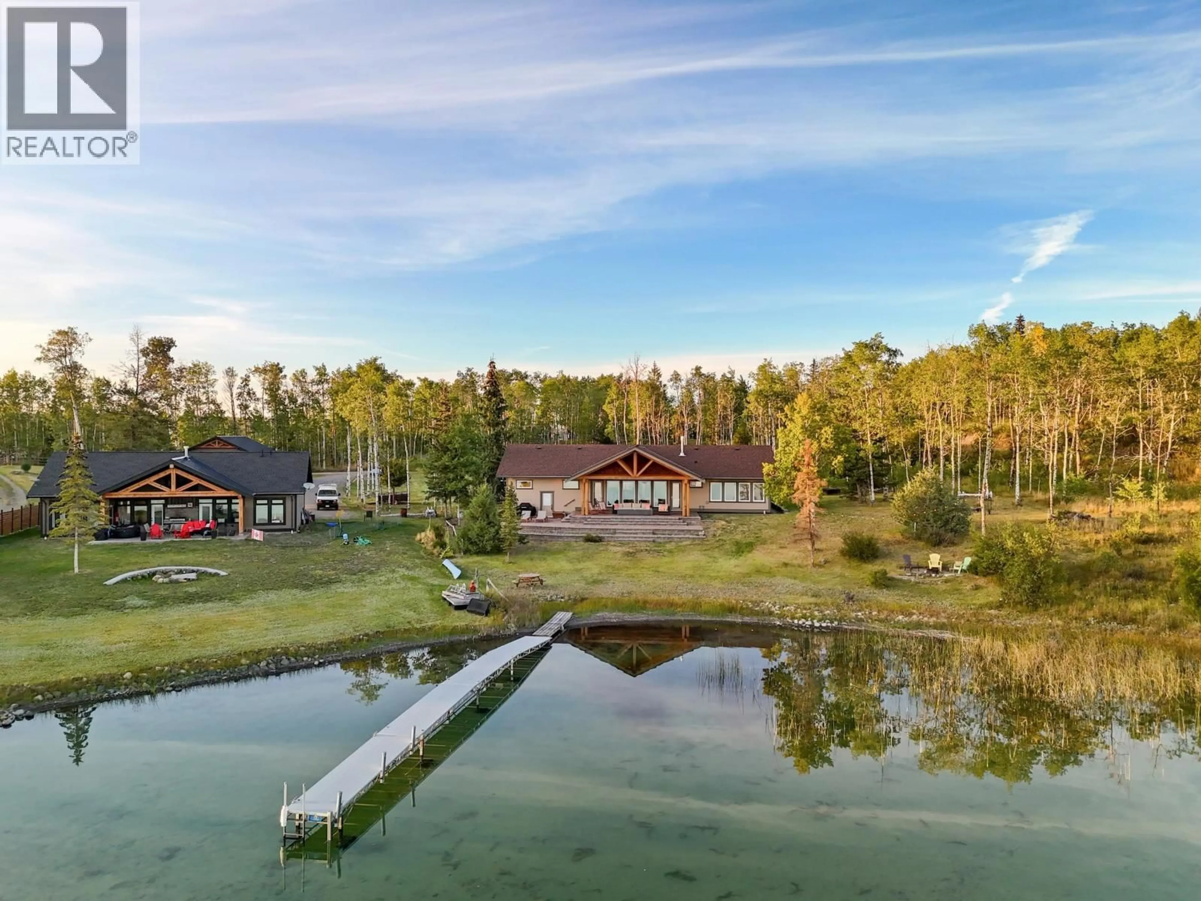 A pic from outside/outdoor area/front of a property/back of a property/a pic from drone, water/lake/river/ocean view for 1 POINT ROAD, Lone Butte British Columbia V0K2K2