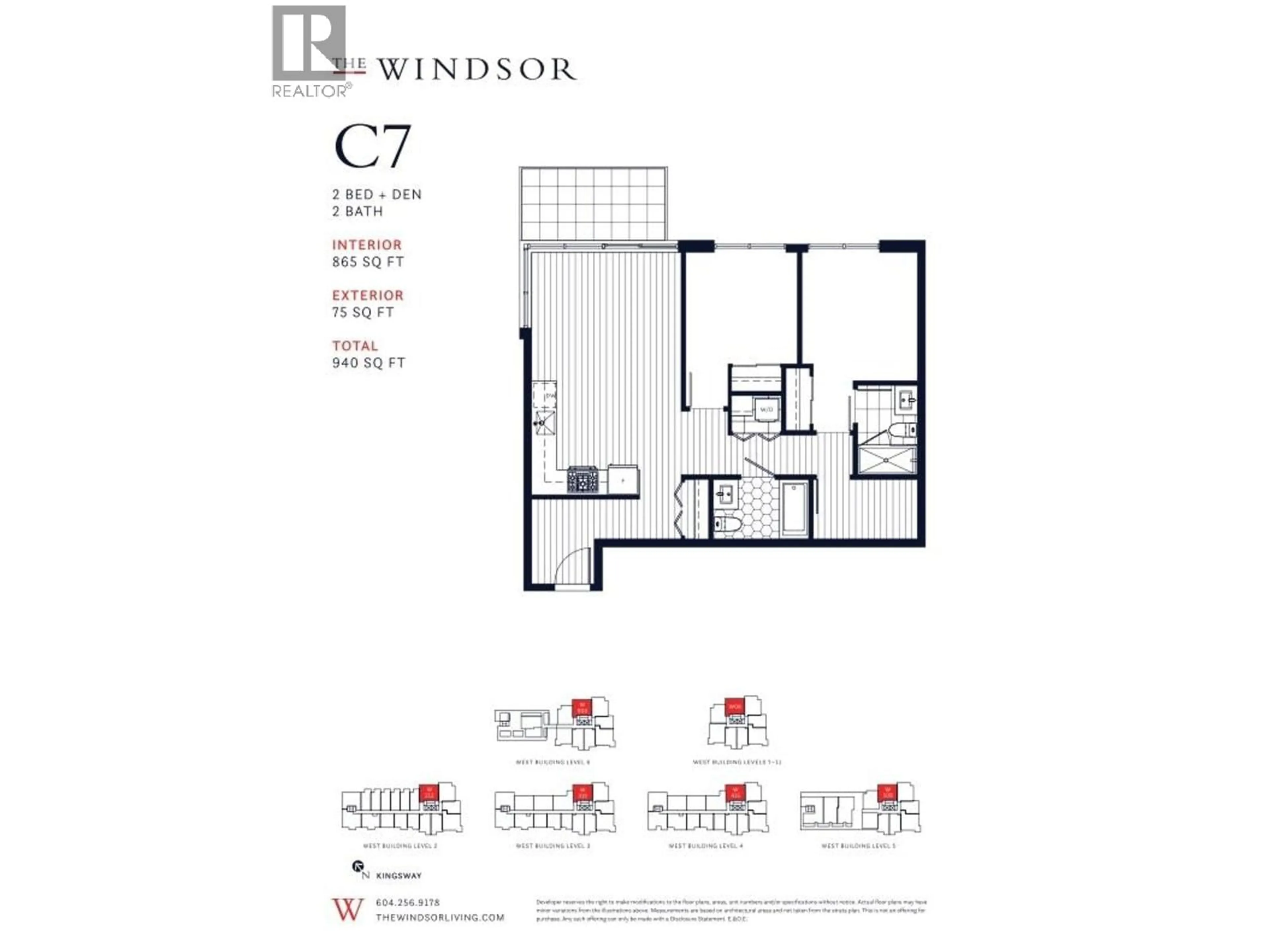 Floor plan for 808 - 2435 KINGSWAY STREET, Vancouver British Columbia V5R5G8