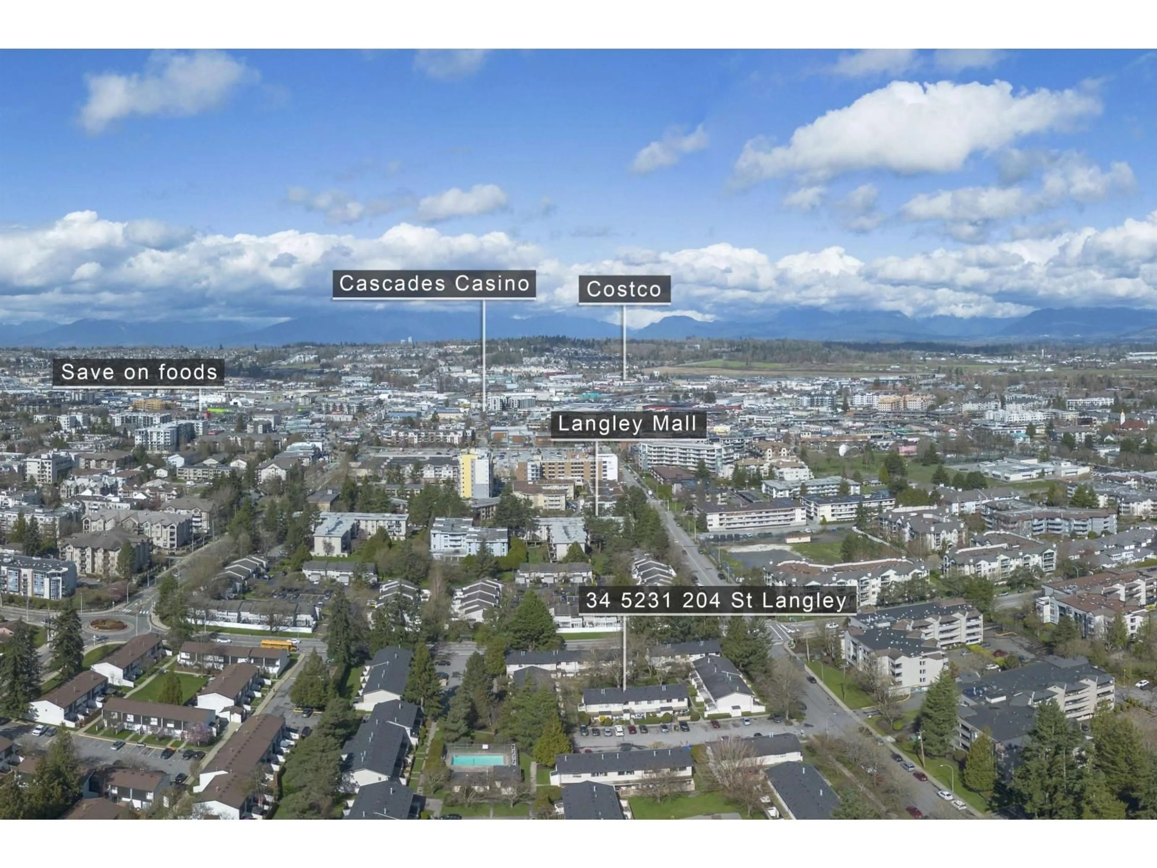 A pic from outside/outdoor area/front of a property/back of a property/a pic from drone, unknown for 34 - 5231 204 STREET, Langley British Columbia V3A5X1