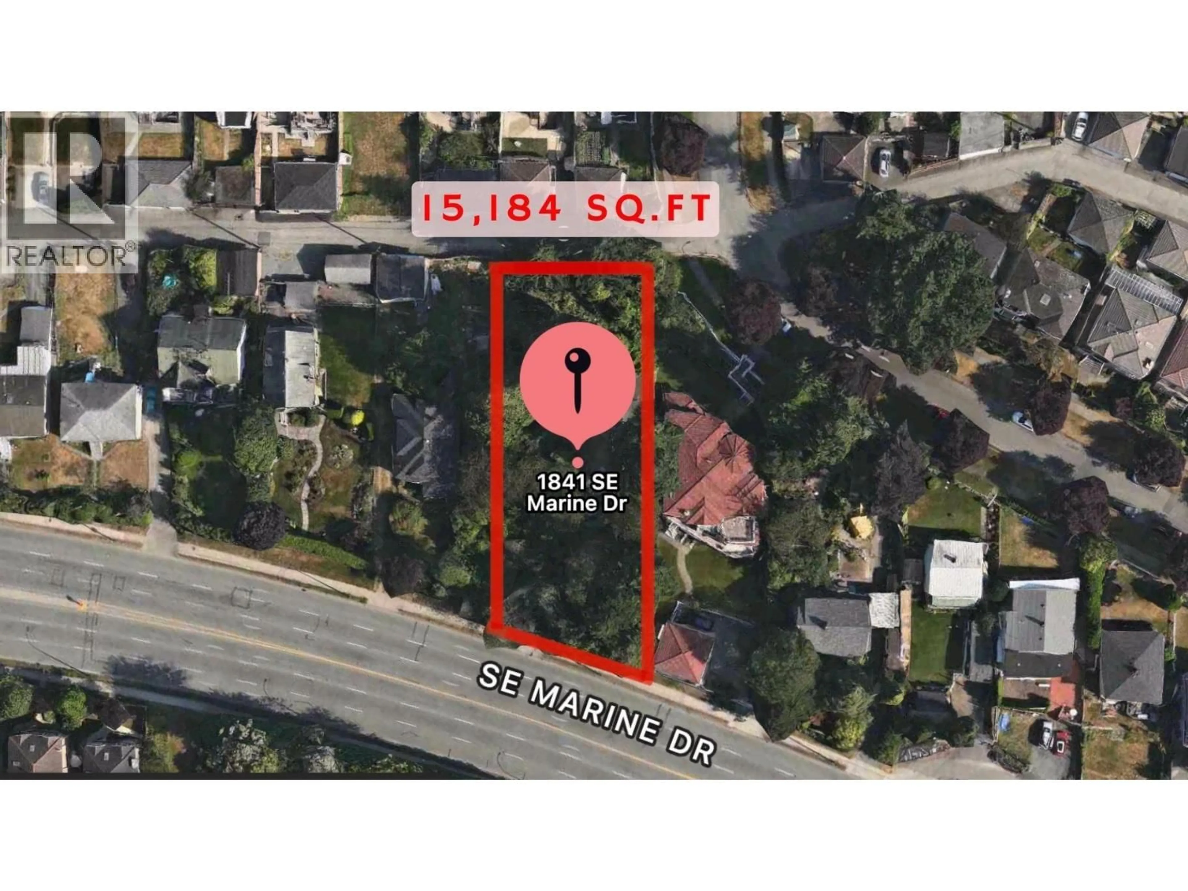 Picture of a map for 1841 MARINE DRIVE, Vancouver British Columbia V5P2R7