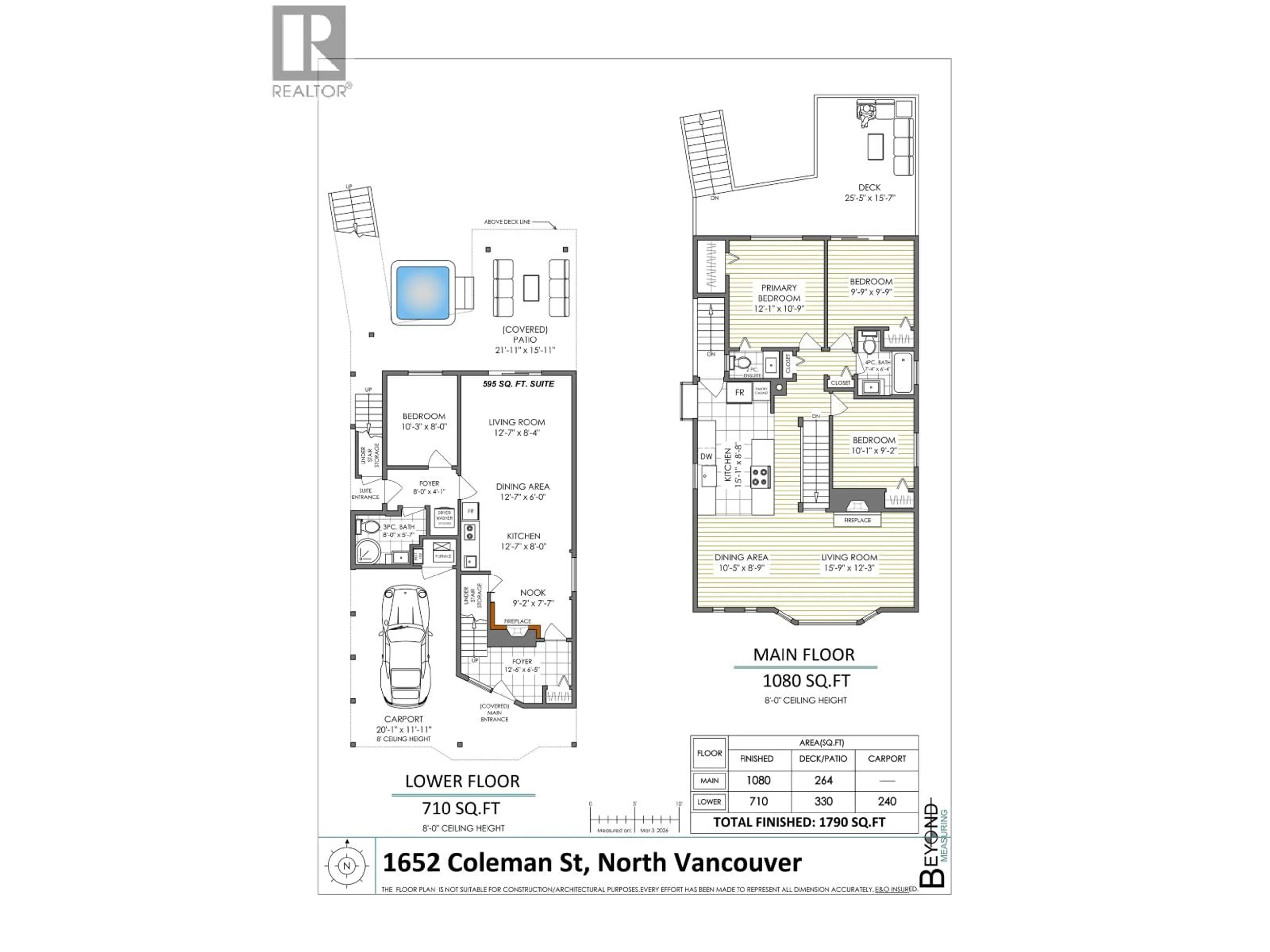 Floor plan for 1652 COLEMAN STREET, North Vancouver British Columbia V7K1X1