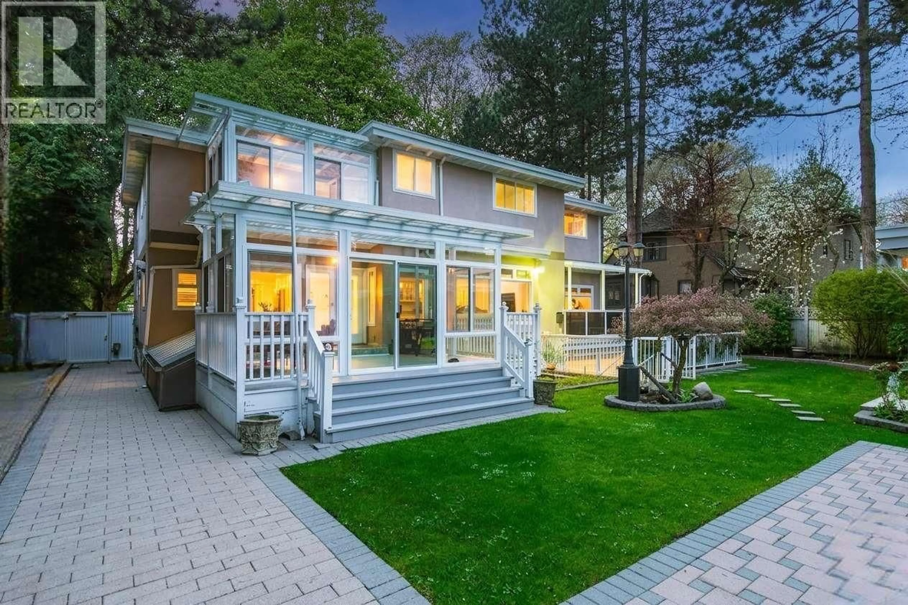 Home with vinyl exterior material, street for 6418 MARGUERITE STREET, Vancouver British Columbia V6M3L4