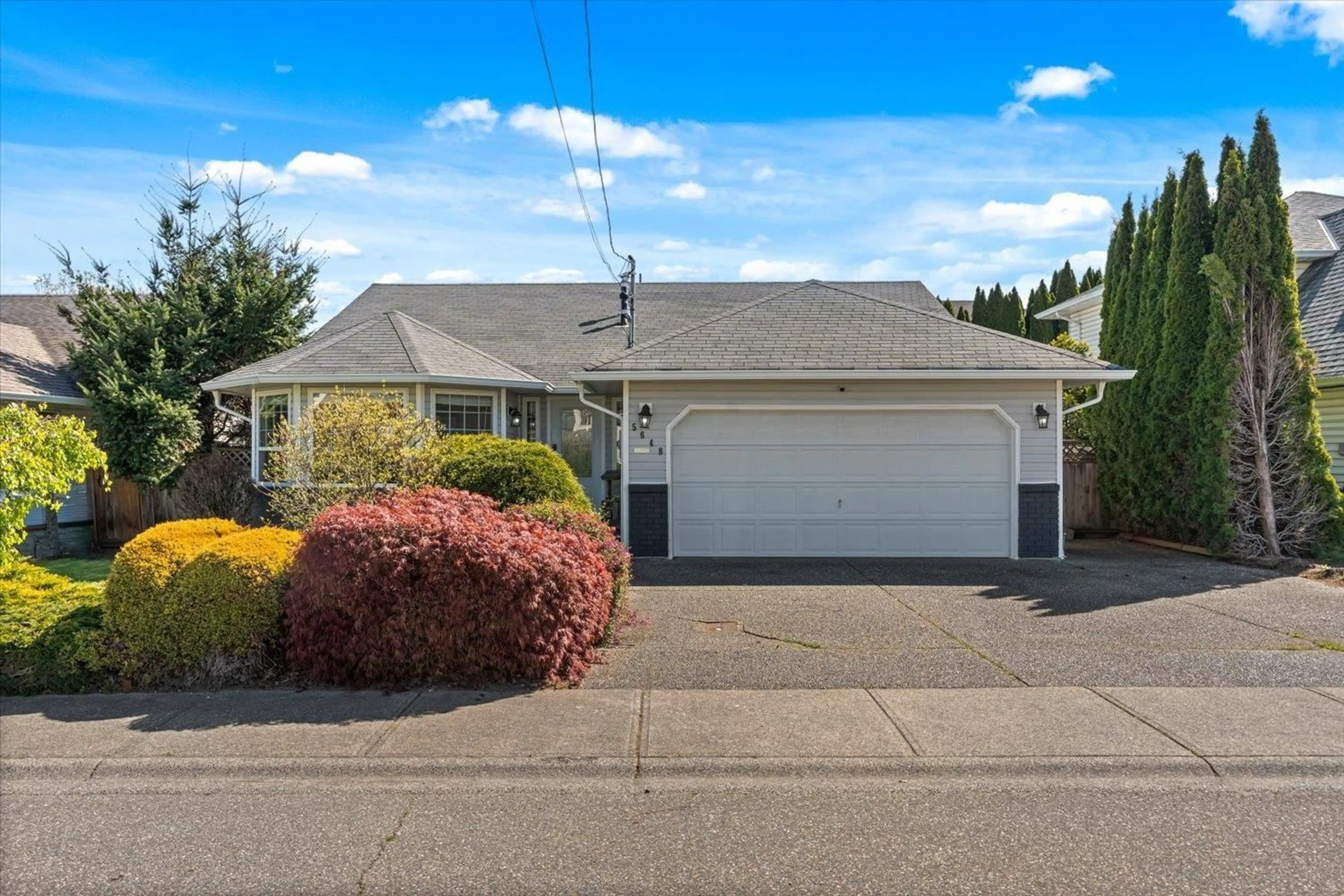 Home with vinyl exterior material, street for 5648 CARTER ROAD, Chilliwack British Columbia V2R3J9
