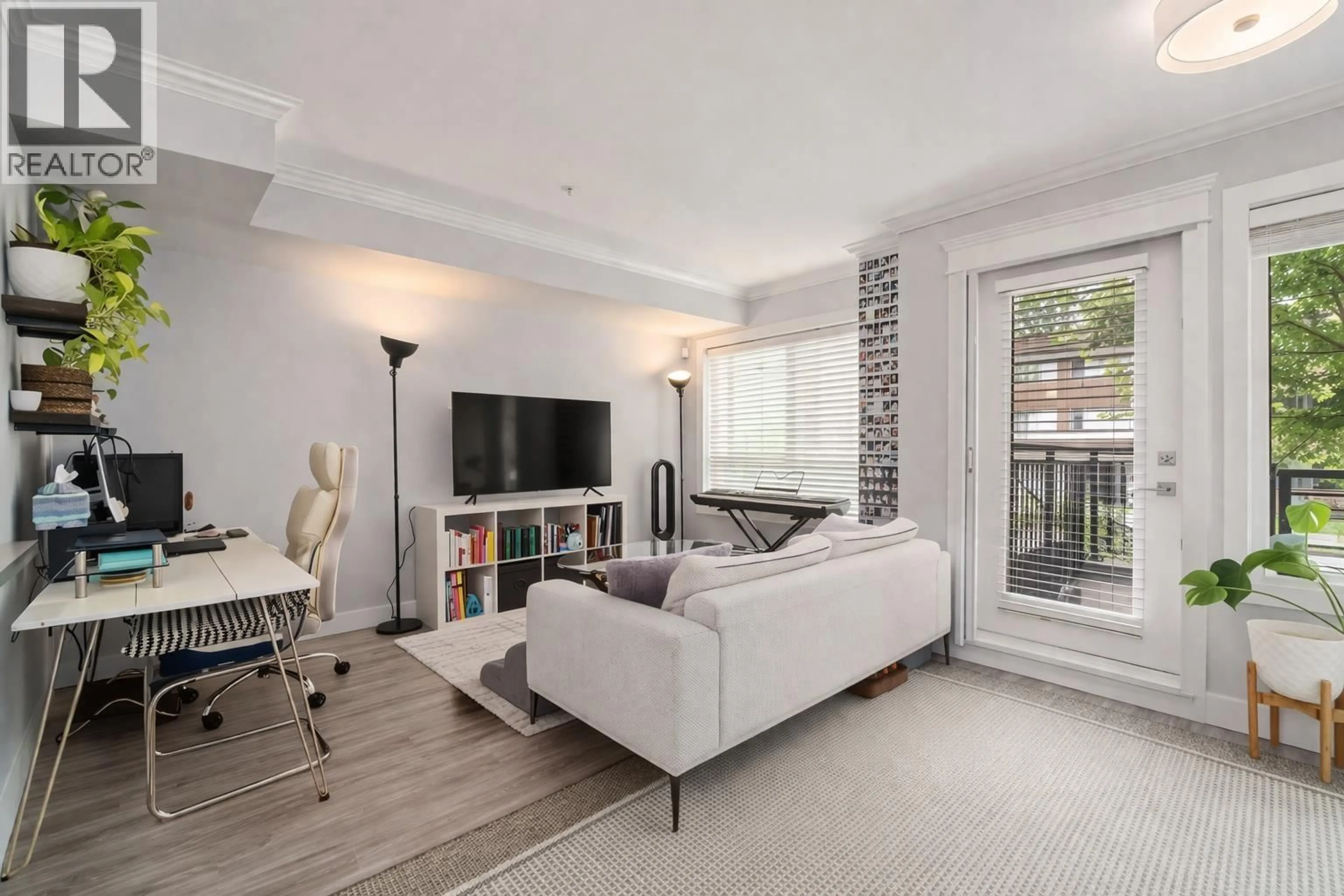 Living room with furniture, unknown for 104 - 2229 ATKINS AVENUE, Port Coquitlam British Columbia V3C1Y5