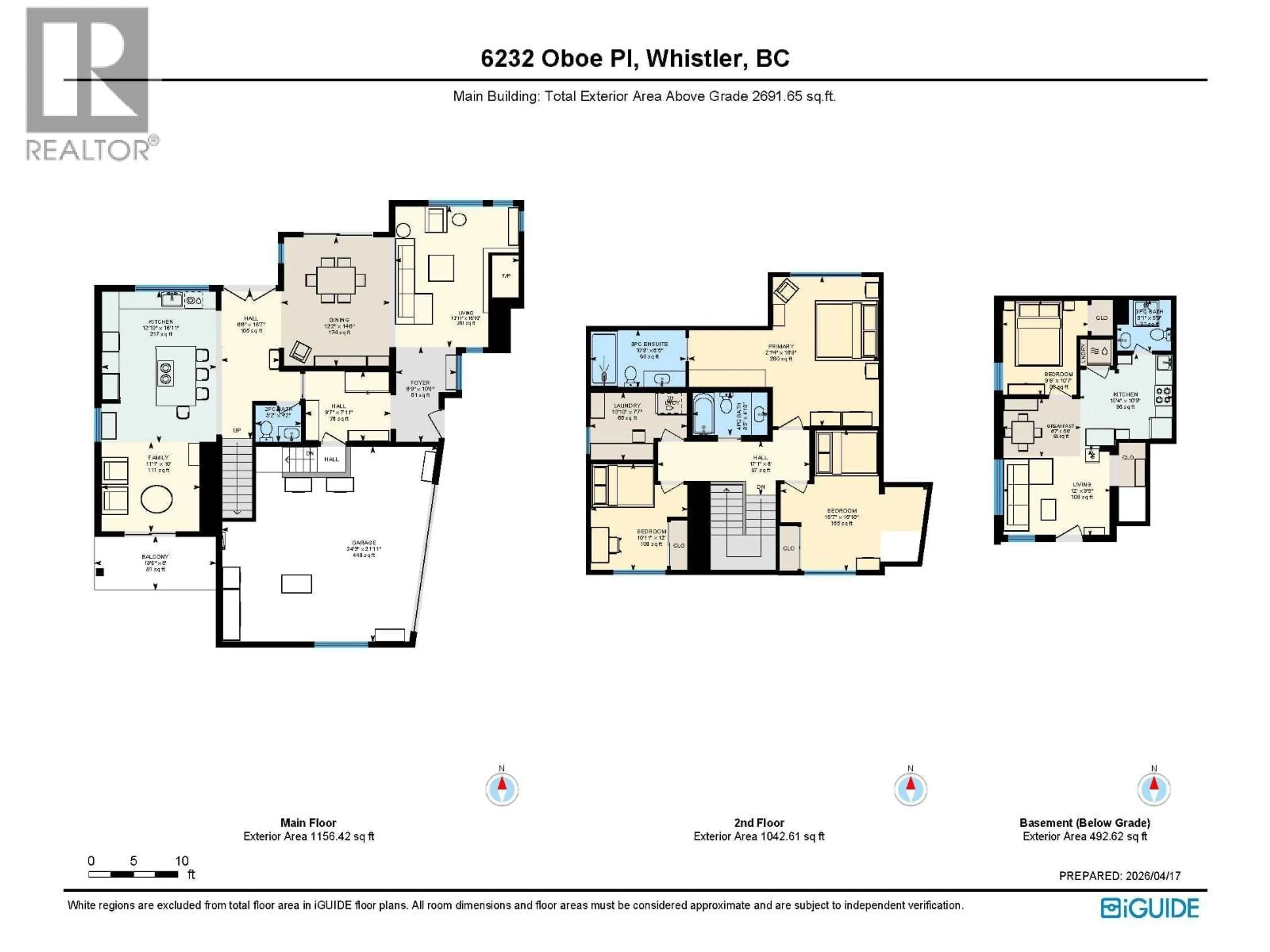 Floor plan for 6232 OBOE PLACE, Whistler British Columbia V8E0C5