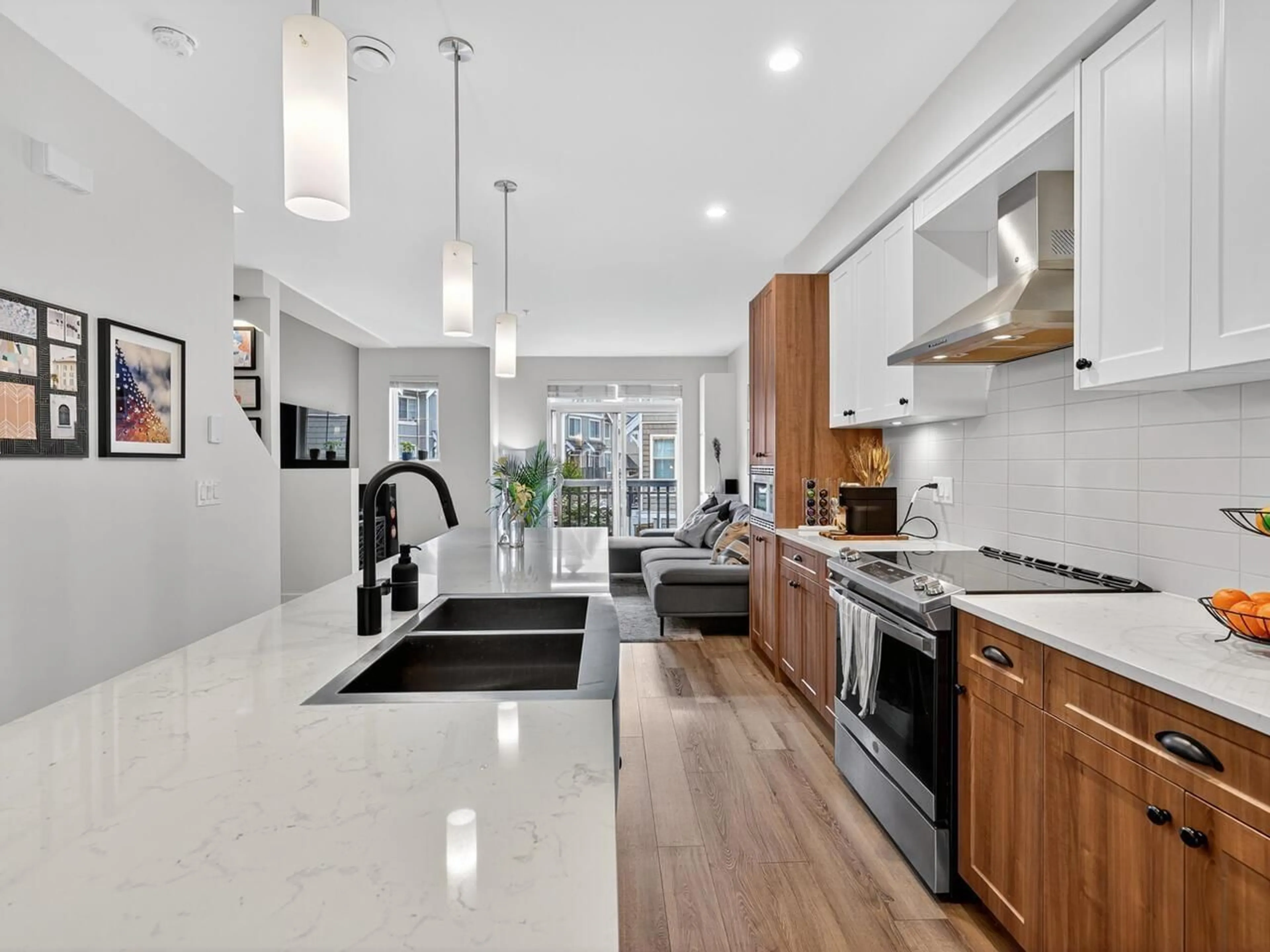 Open concept kitchen, ceramic/tile floor for 53 - 20487 65 AVENUE, Langley British Columbia V2Y3K8