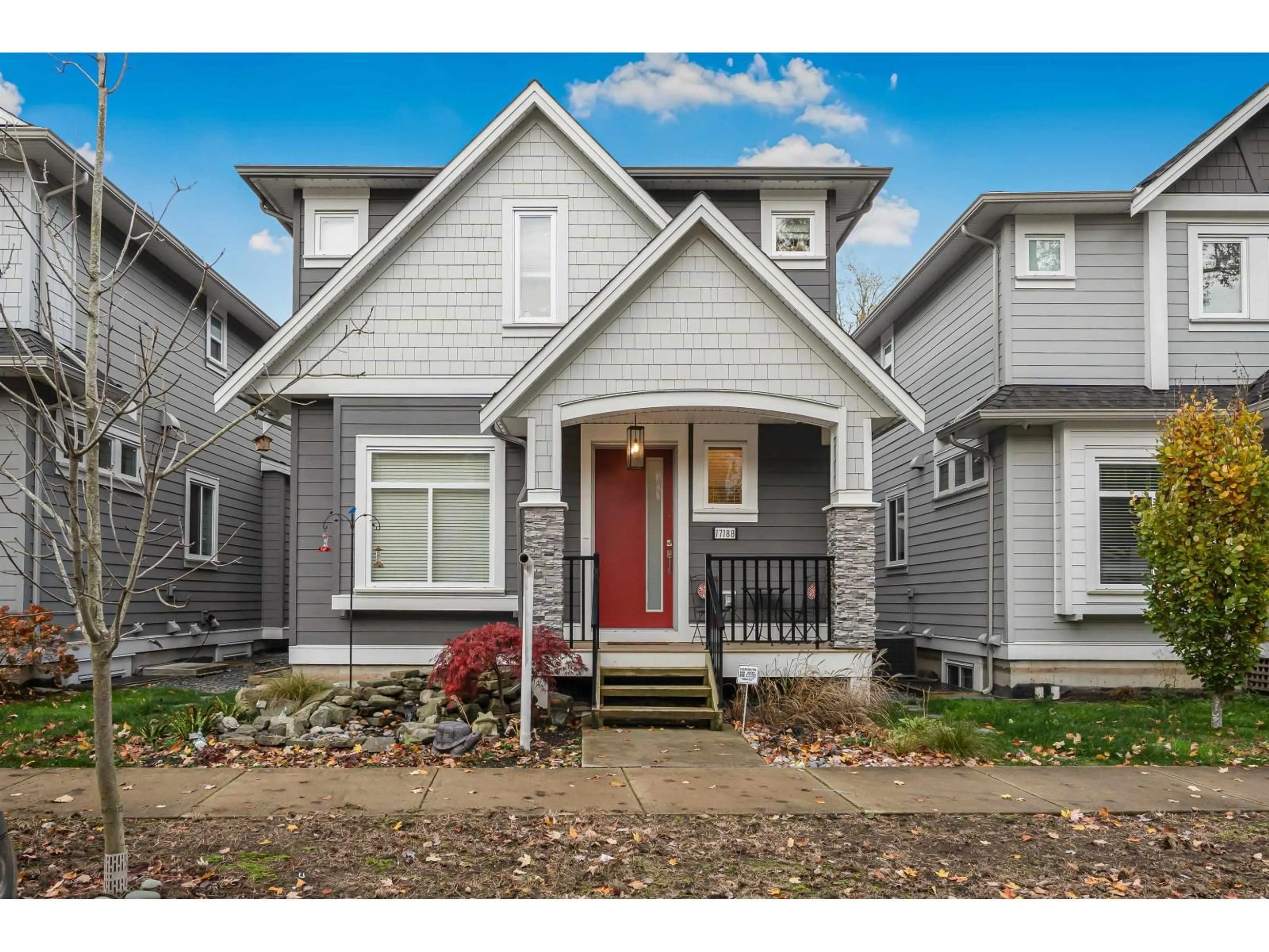 Home with vinyl exterior material, street for 17188 1 AVENUE, Surrey British Columbia V3Z9R2