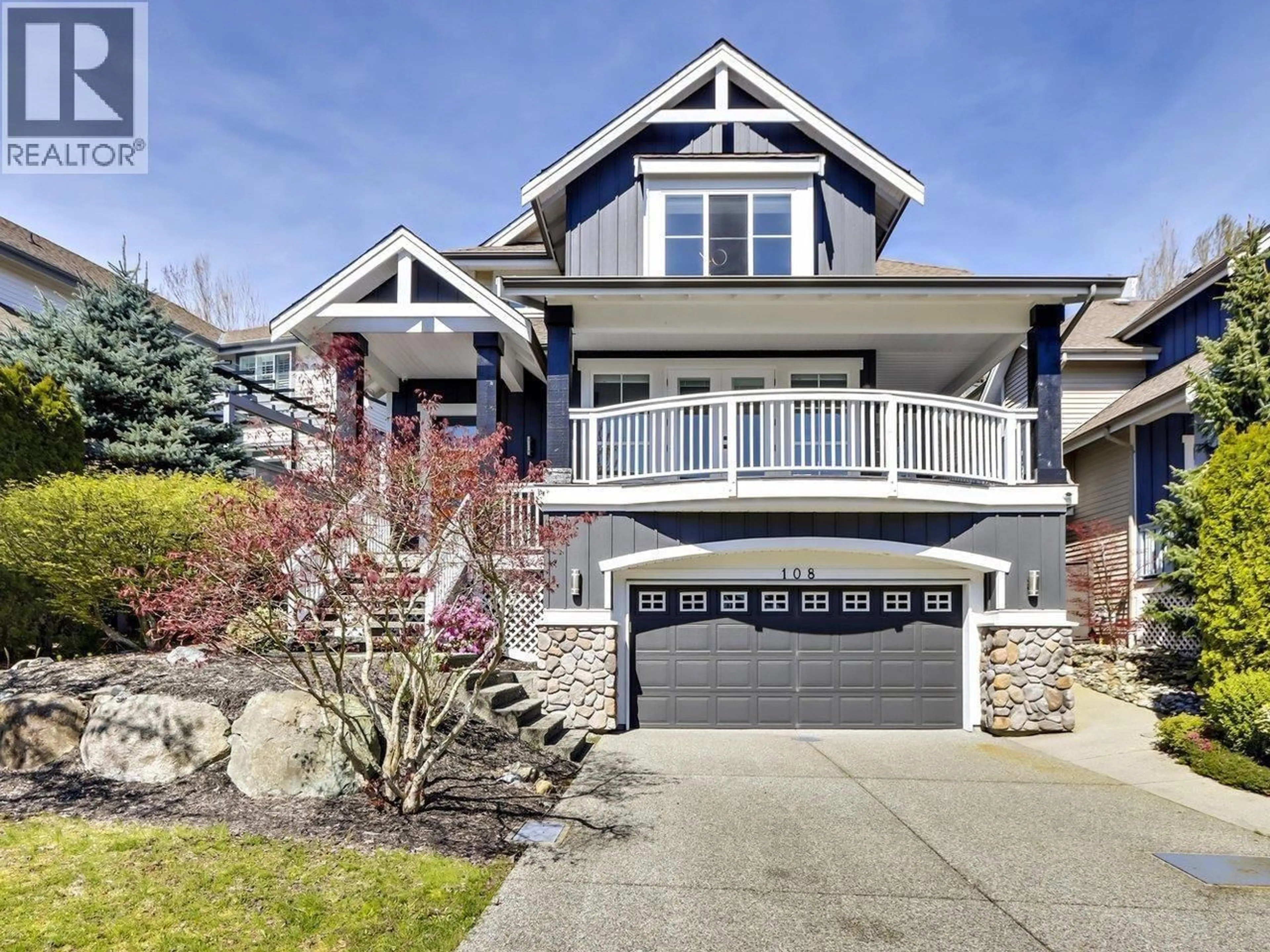 Home with vinyl exterior material, street for 108 SYCAMORE DRIVE, Port Moody British Columbia V3H0A8