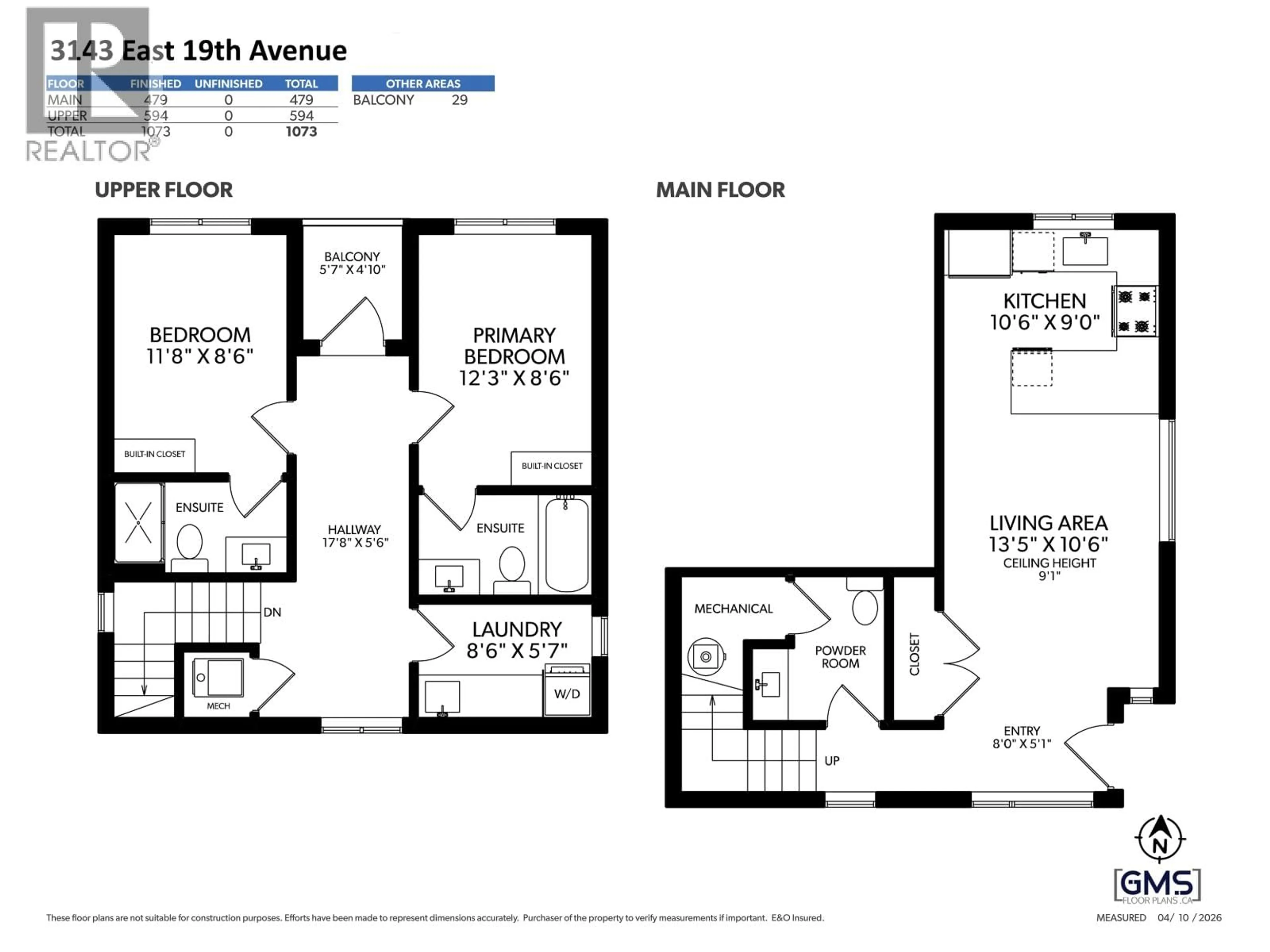 Floor plan for 3143 19 AVENUE, Vancouver British Columbia V5M2T2