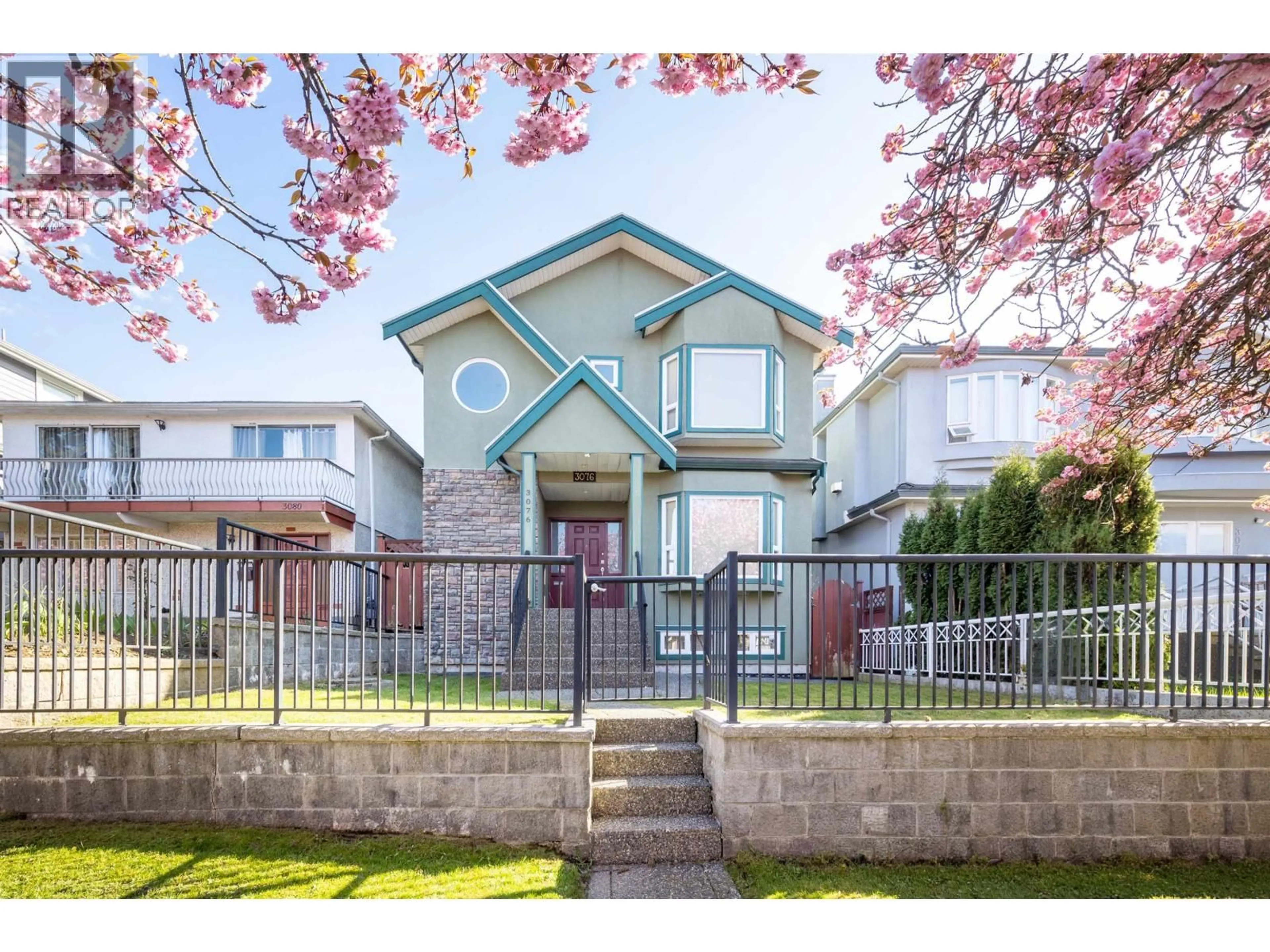 Home with vinyl exterior material, street for 3076 27TH AVENUE, Vancouver British Columbia V5R1P2