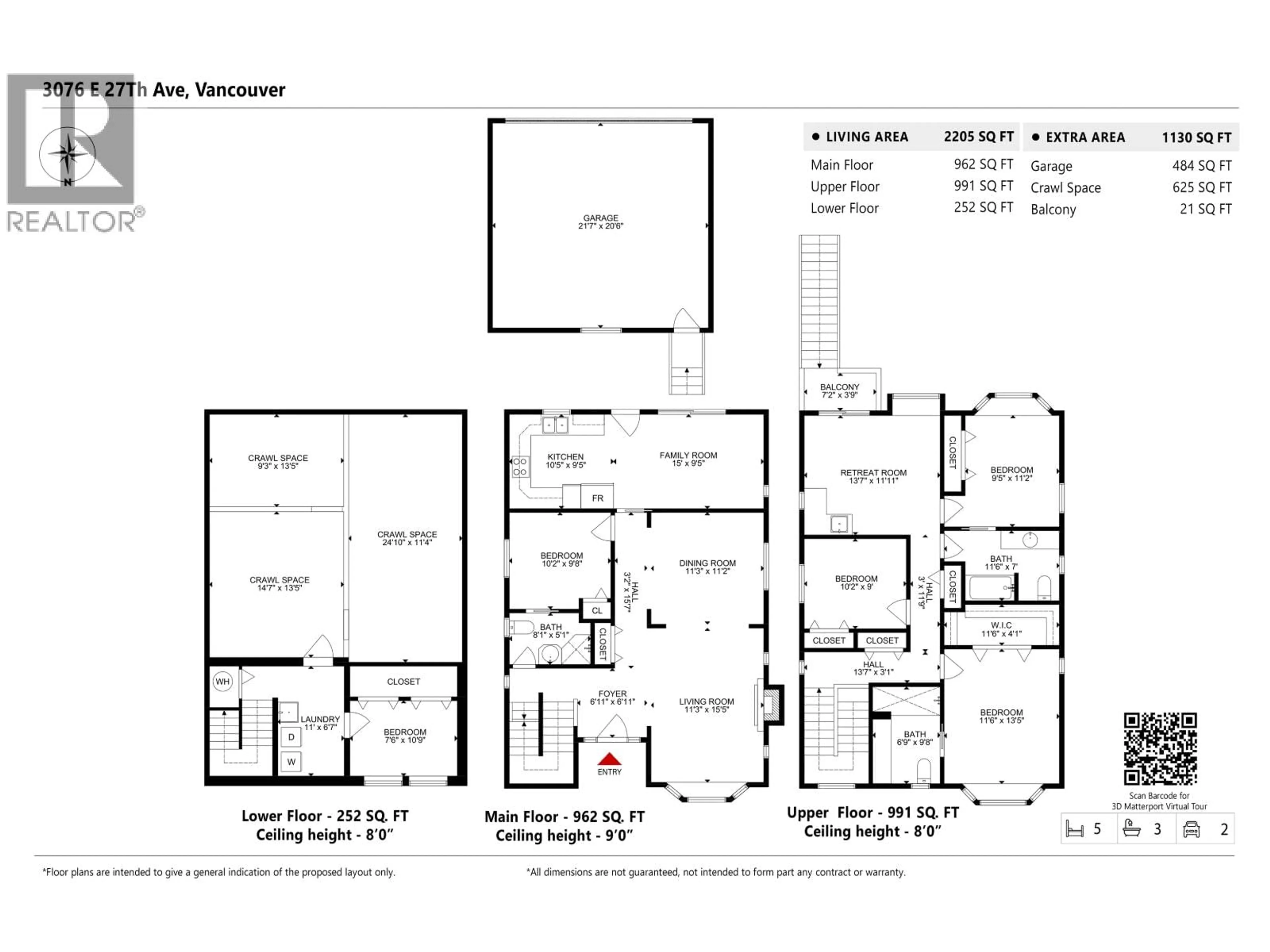 Floor plan for 3076 27TH AVENUE, Vancouver British Columbia V5R1P2