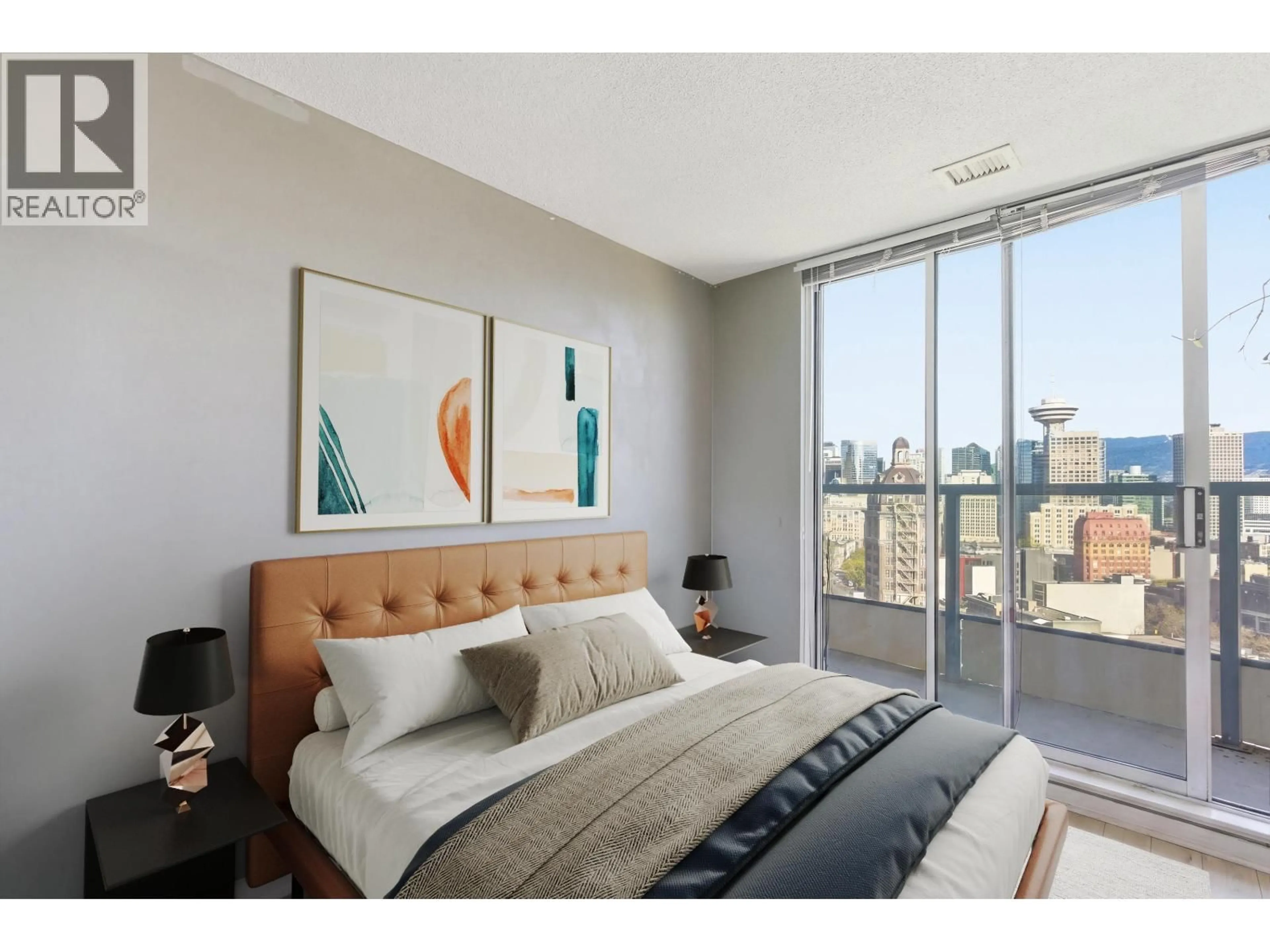 Bedroom with bed, unknown for 2705 - 63 KEEFER PLACE, Vancouver British Columbia V6B6N6