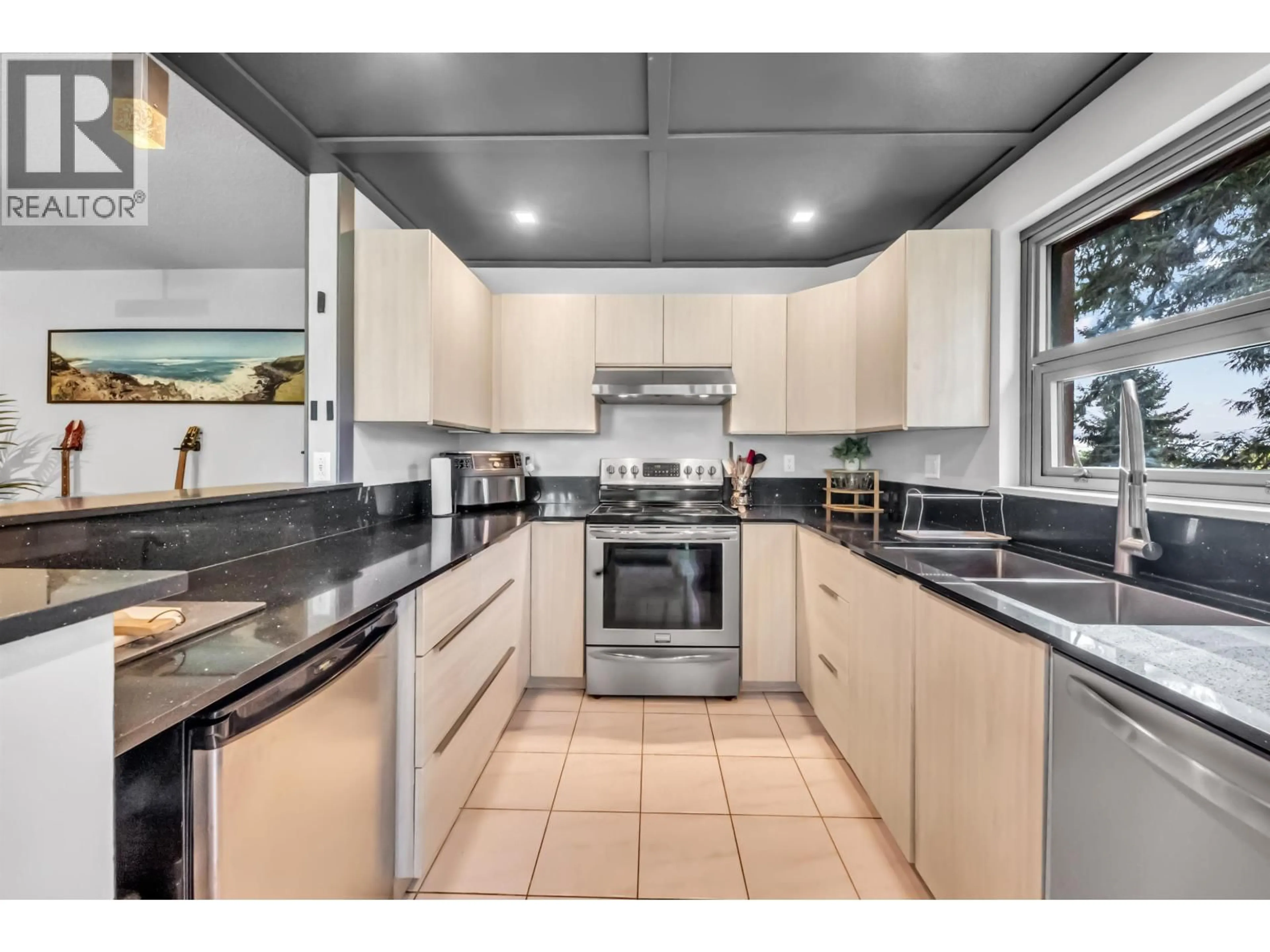 Standard kitchen, ceramic/tile floor for 220 - 7288 ACORN AVENUE, Burnaby British Columbia V5E4H6