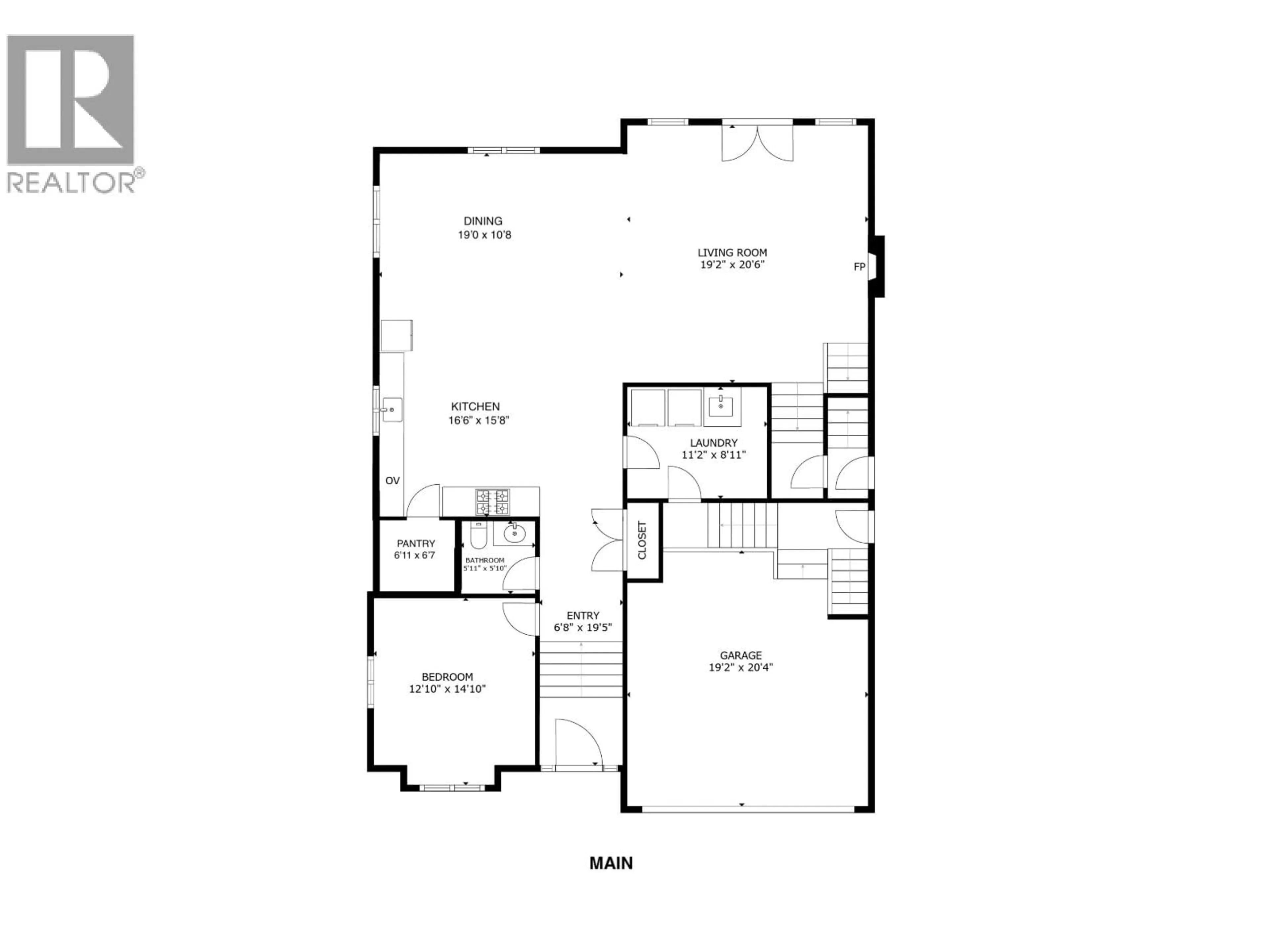 Floor plan for 8304 81 STREET, Fort St. John British Columbia V1J0P6