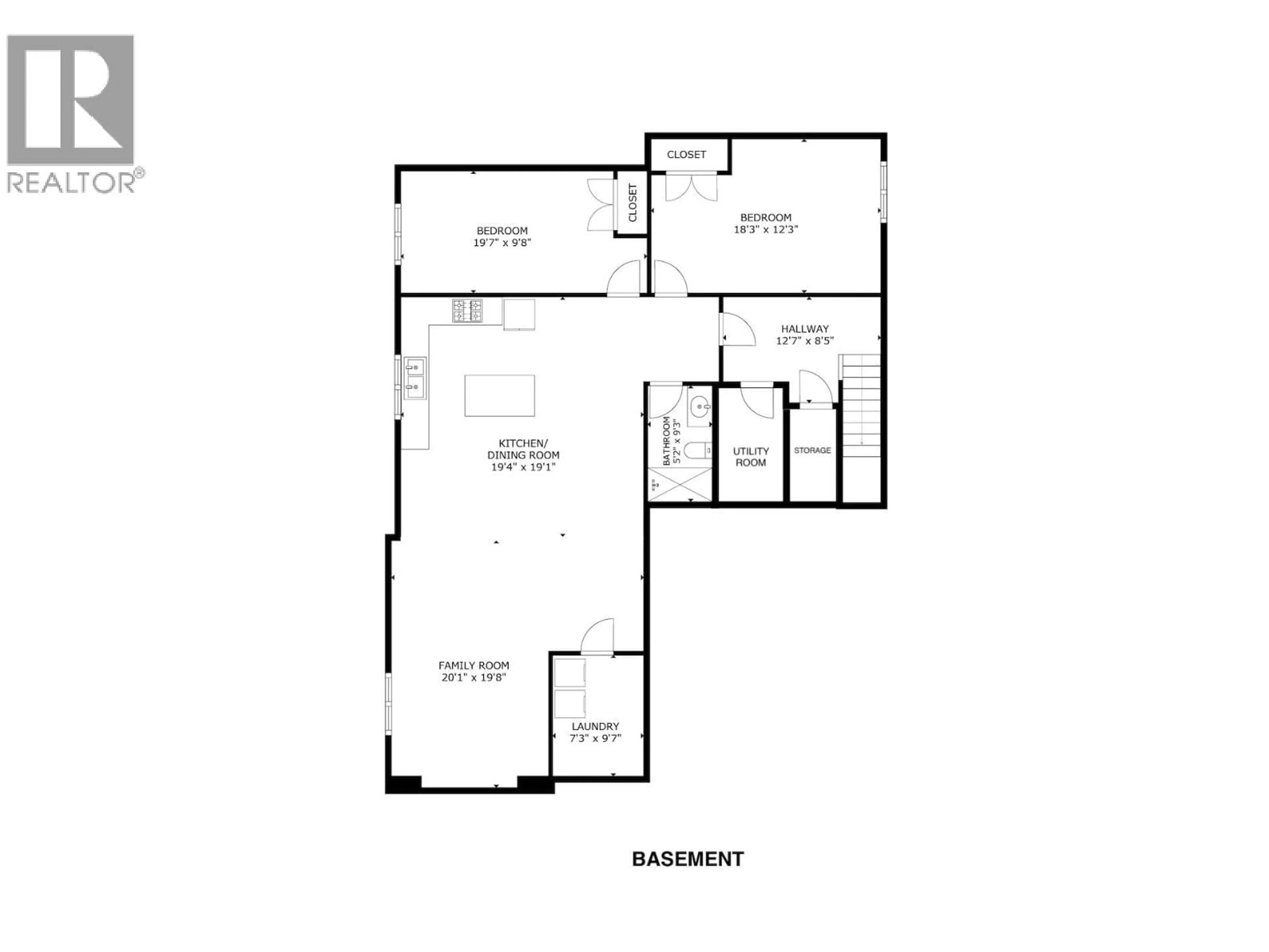 Floor plan for 8304 81 STREET, Fort St. John British Columbia V1J0P6