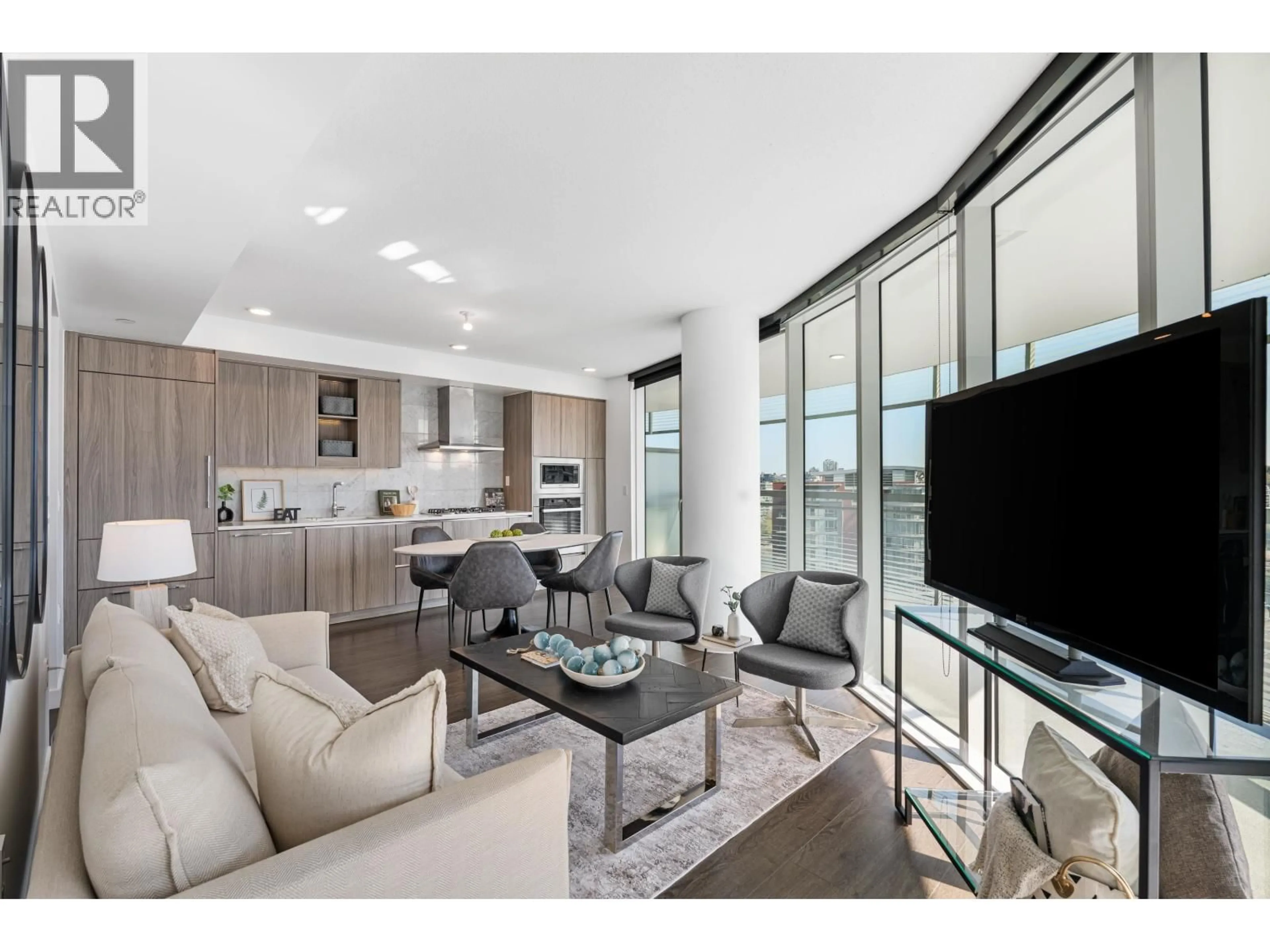 Living room with furniture, unknown for 1584 - 87 NELSON STREET, Vancouver British Columbia V6Z0E8