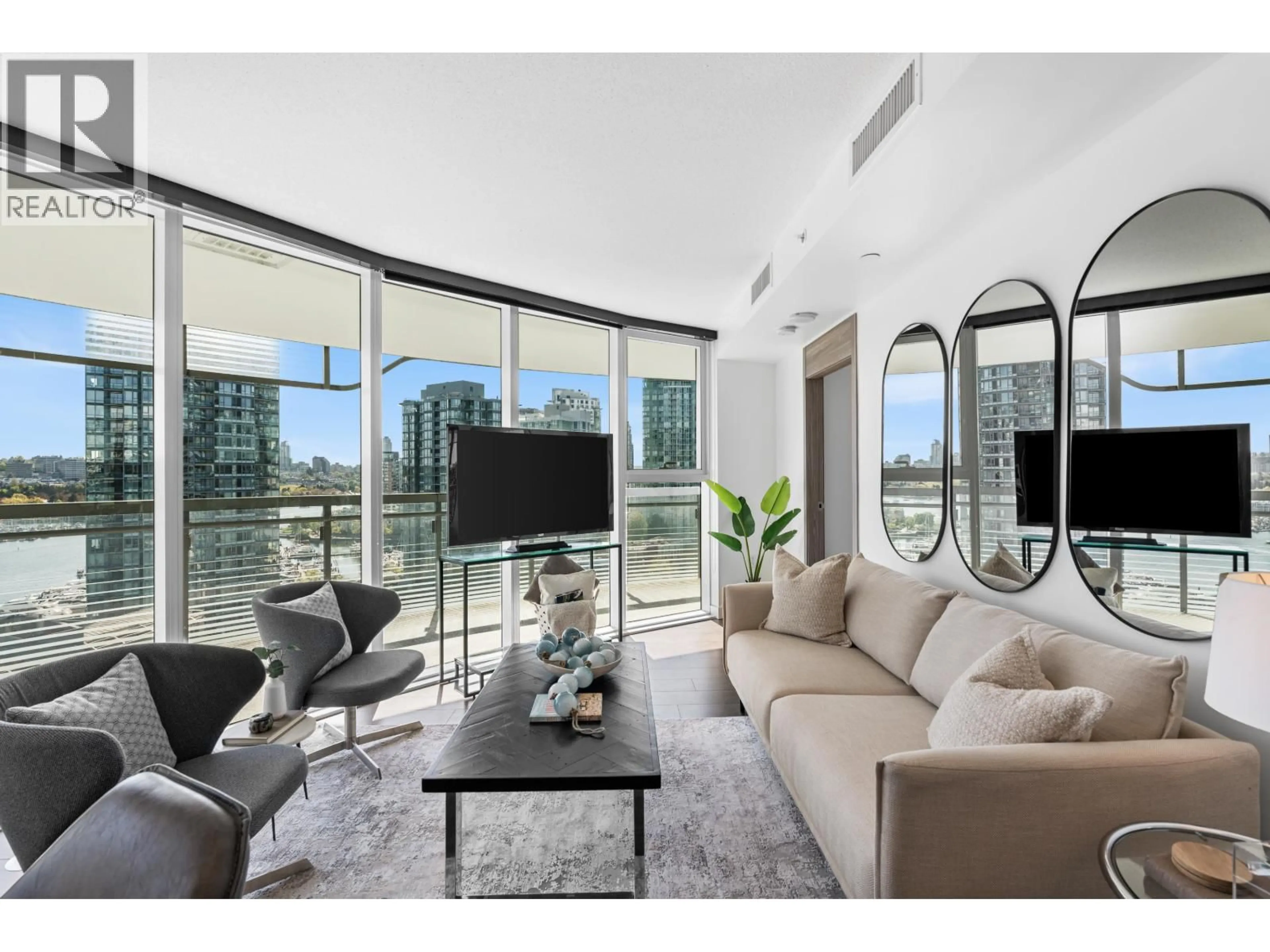 Living room with furniture, unknown for 1584 - 87 NELSON STREET, Vancouver British Columbia V6Z0E8