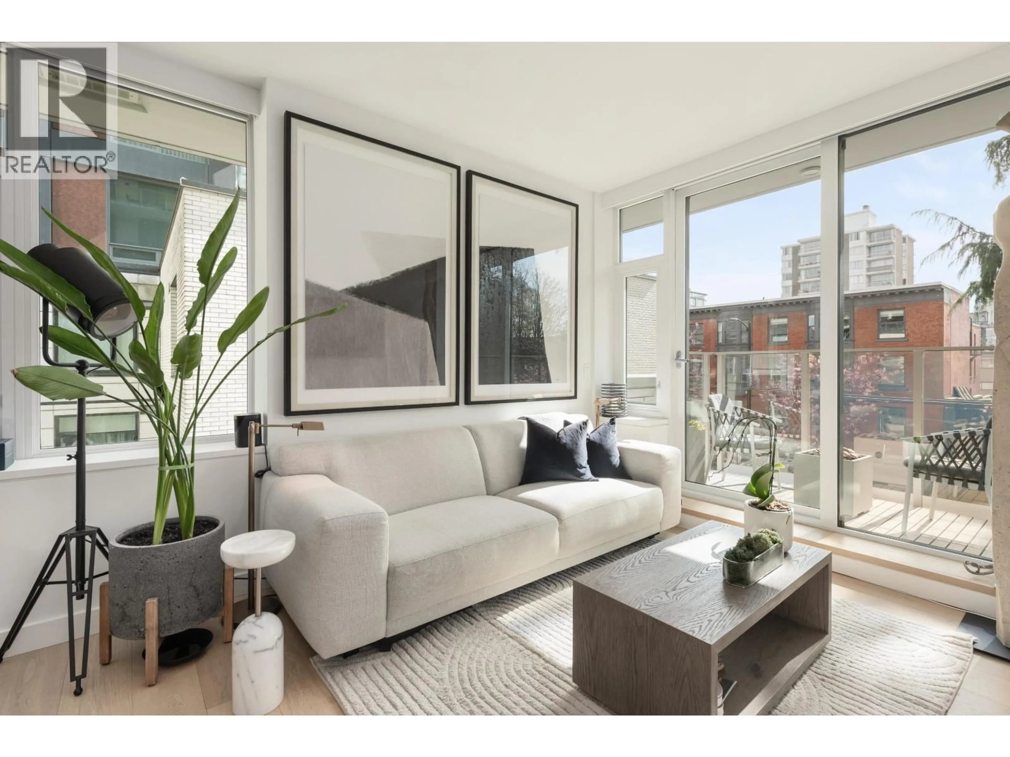 Living room with furniture, unknown for 403 - 1365 DAVIE STREET, Vancouver British Columbia V6E1N5