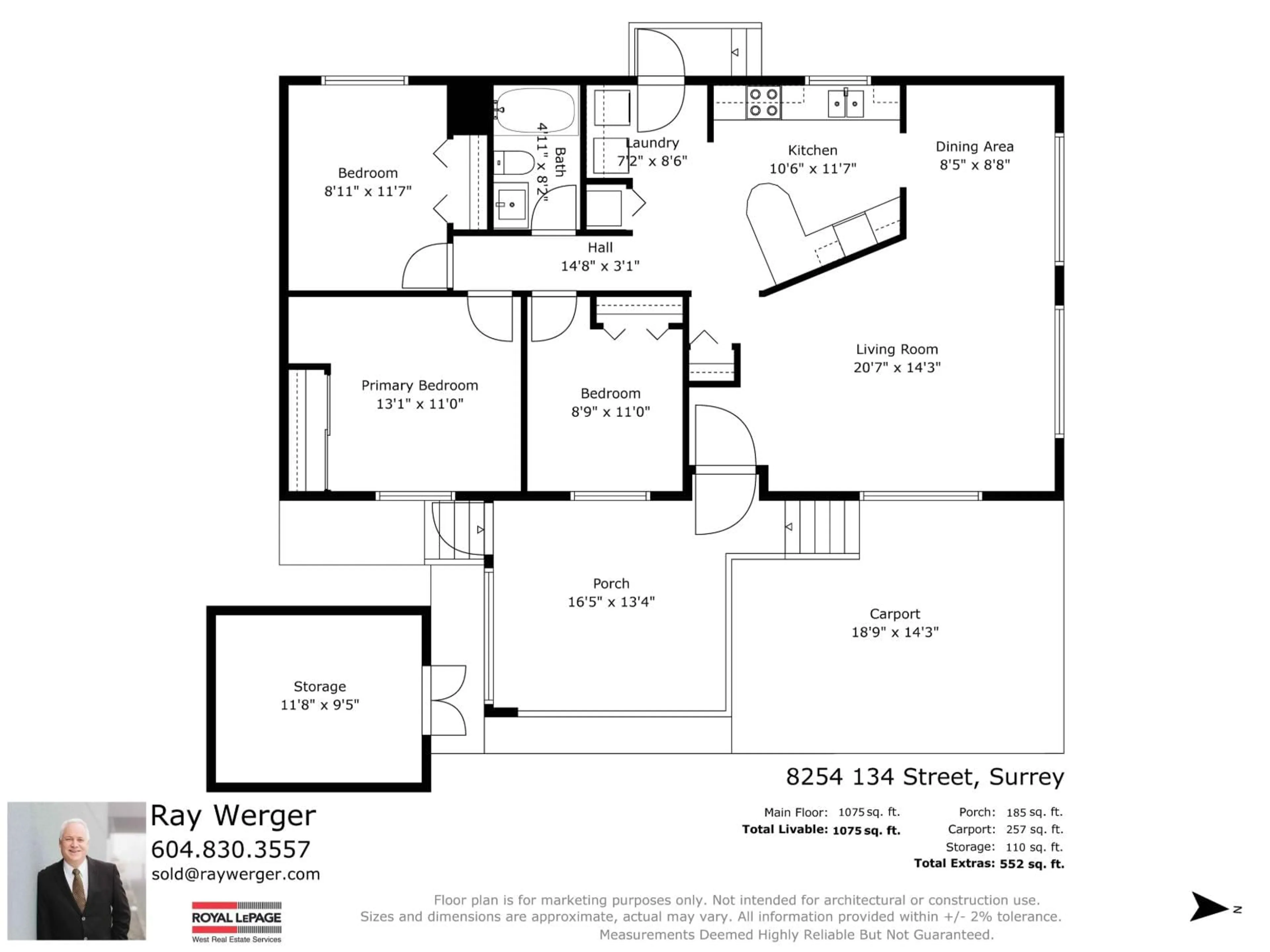 Floor plan for 60 - 8254 134 STREET, Surrey British Columbia V3W6M2