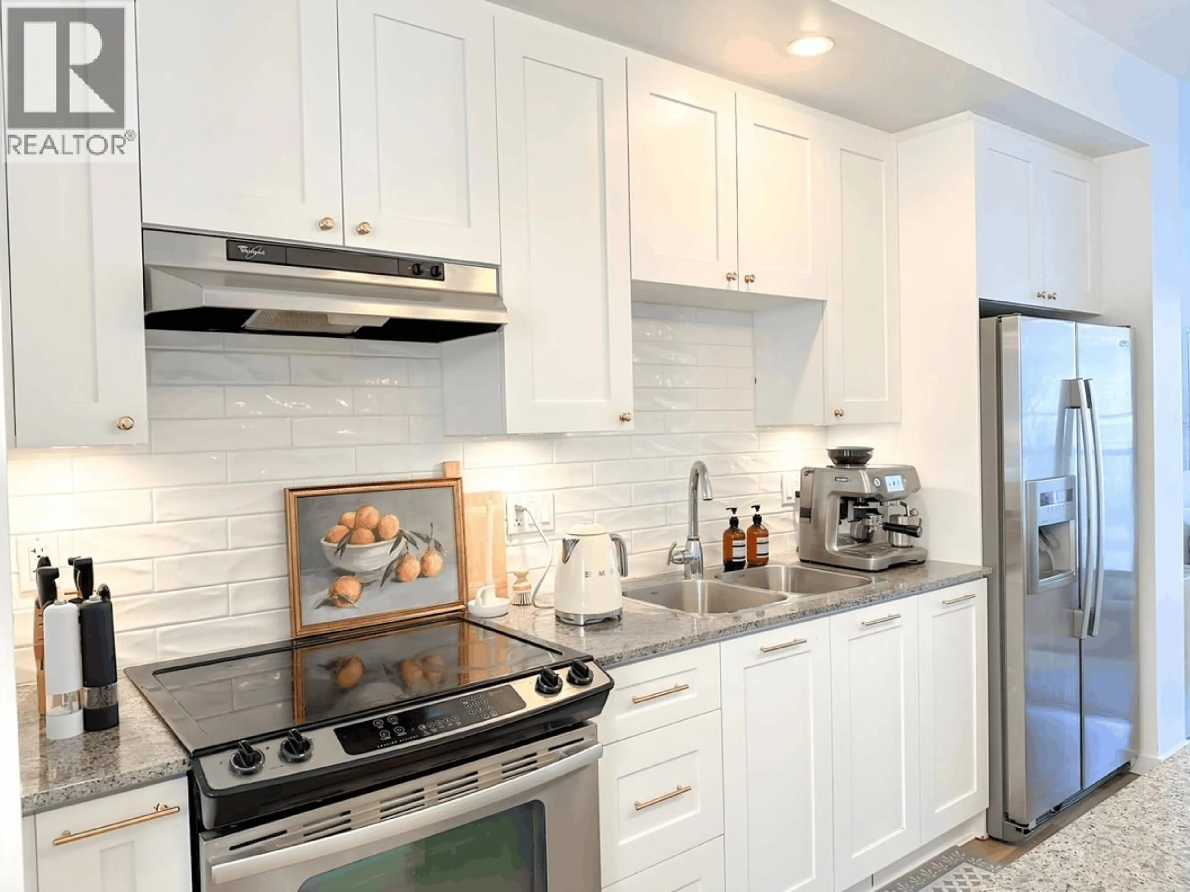 Contemporary kitchen, ceramic/tile floor for 59 - 688 EDGAR AVENUE, Coquitlam British Columbia V3K0A5