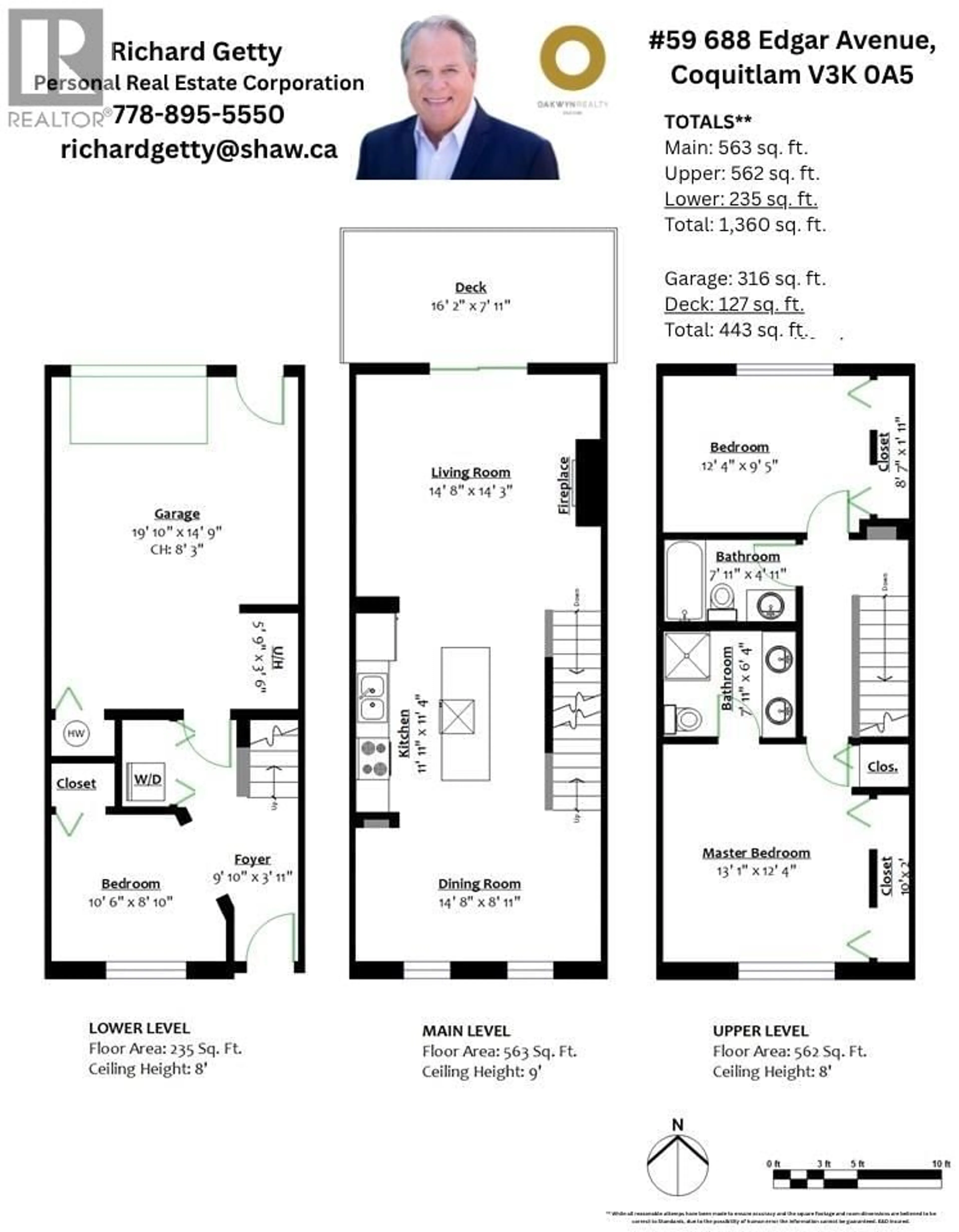Floor plan for 59 - 688 EDGAR AVENUE, Coquitlam British Columbia V3K0A5