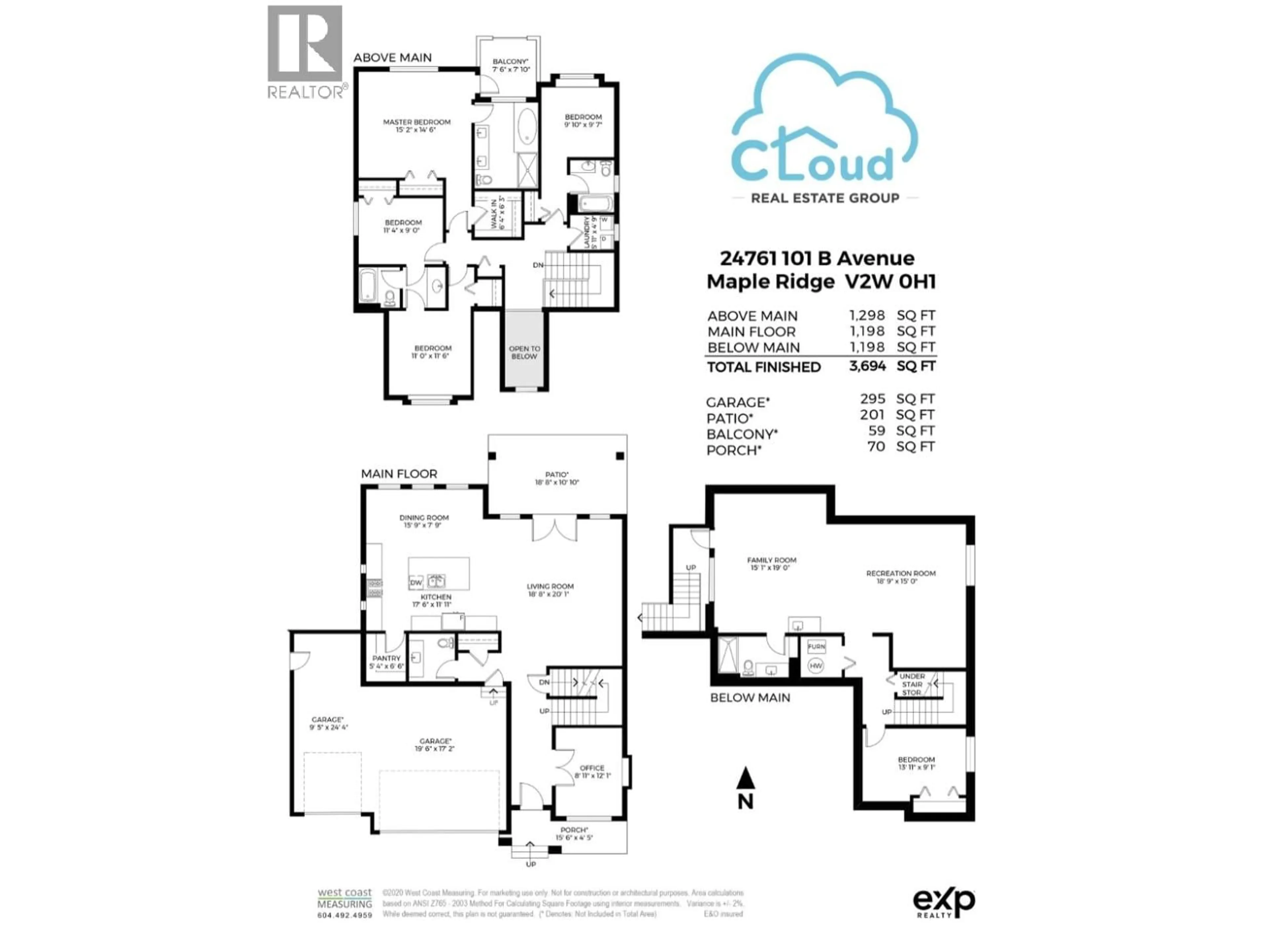 Floor plan for 24761 101B AVENUE, Maple Ridge British Columbia V2W0H1