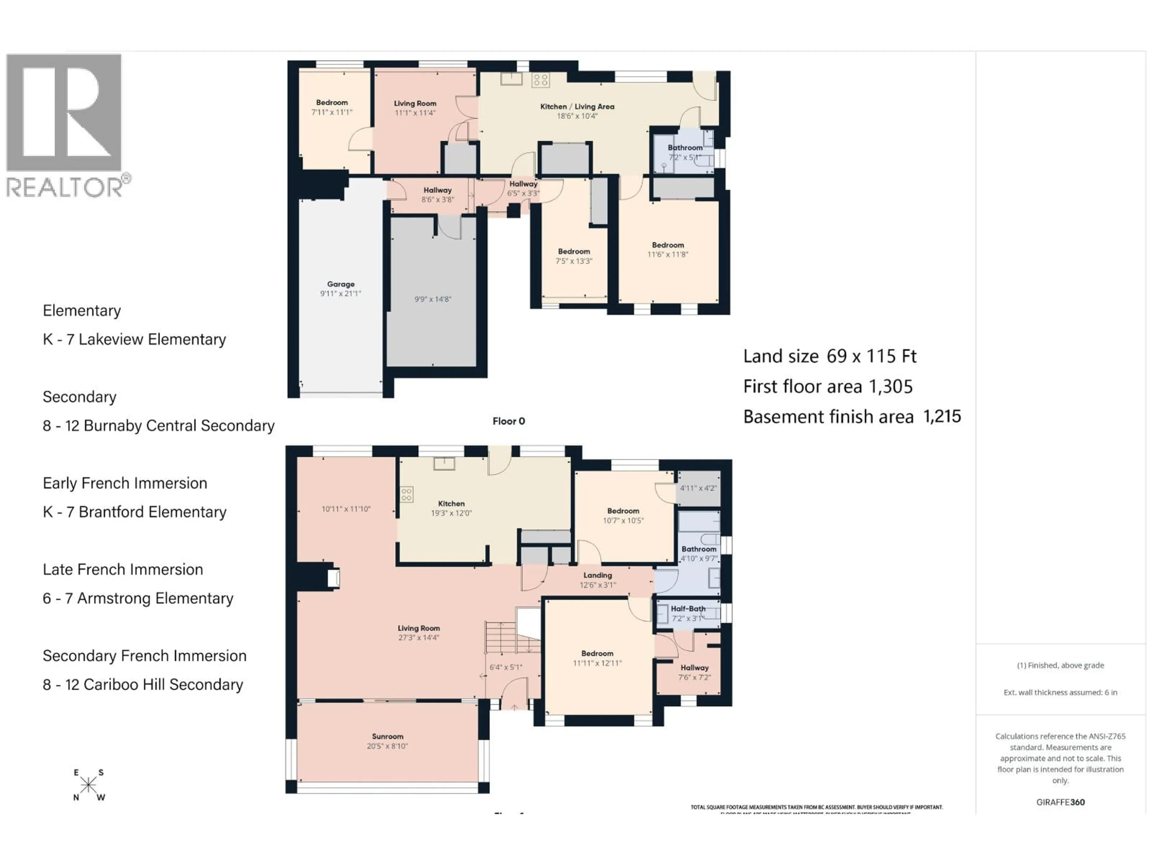 Floor plan for 7730 STANLEY STREET, Burnaby British Columbia V5E1V8