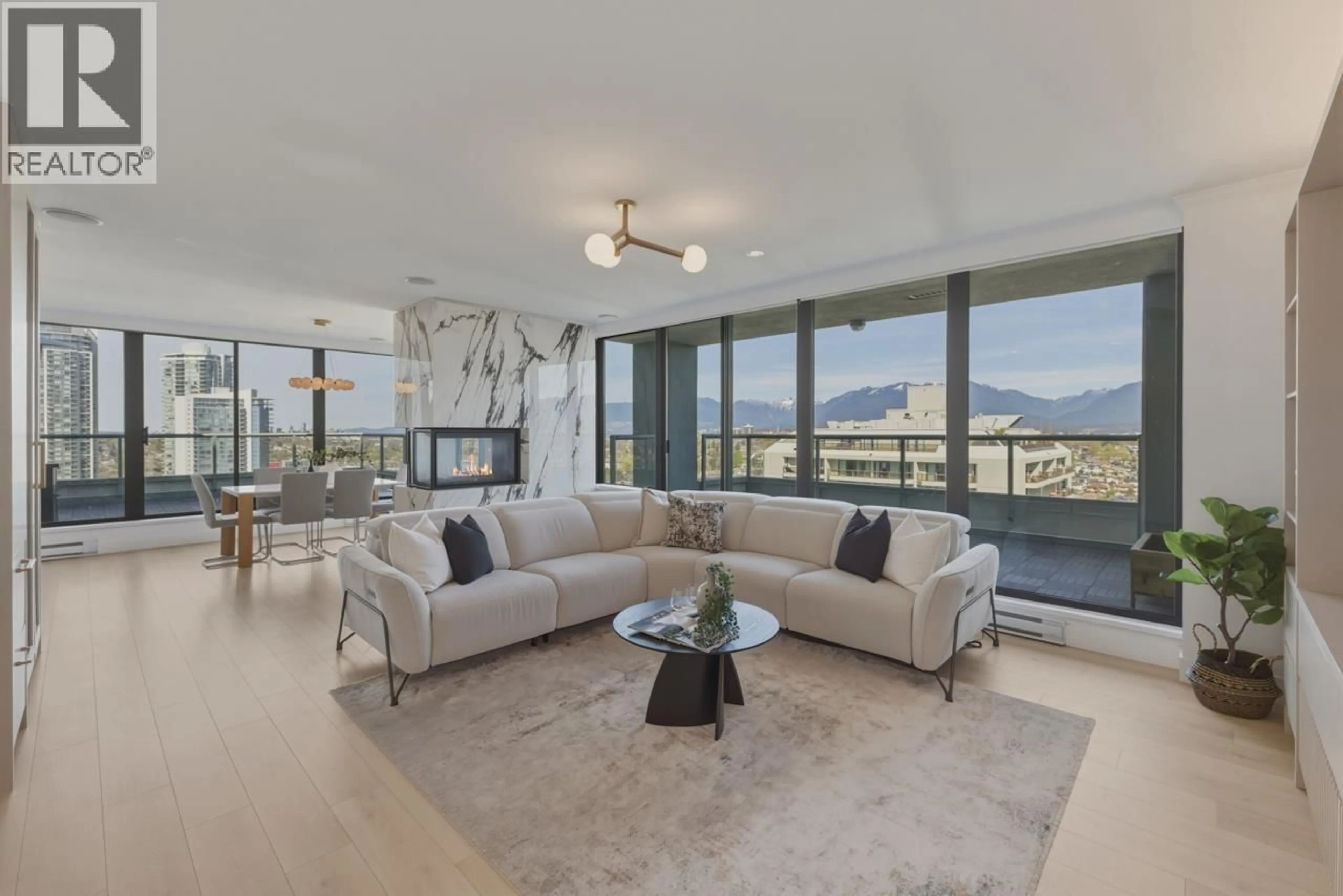 Living room with furniture, unknown for 2503 - 4380 HALIFAX STREET, Burnaby British Columbia V5C6R3