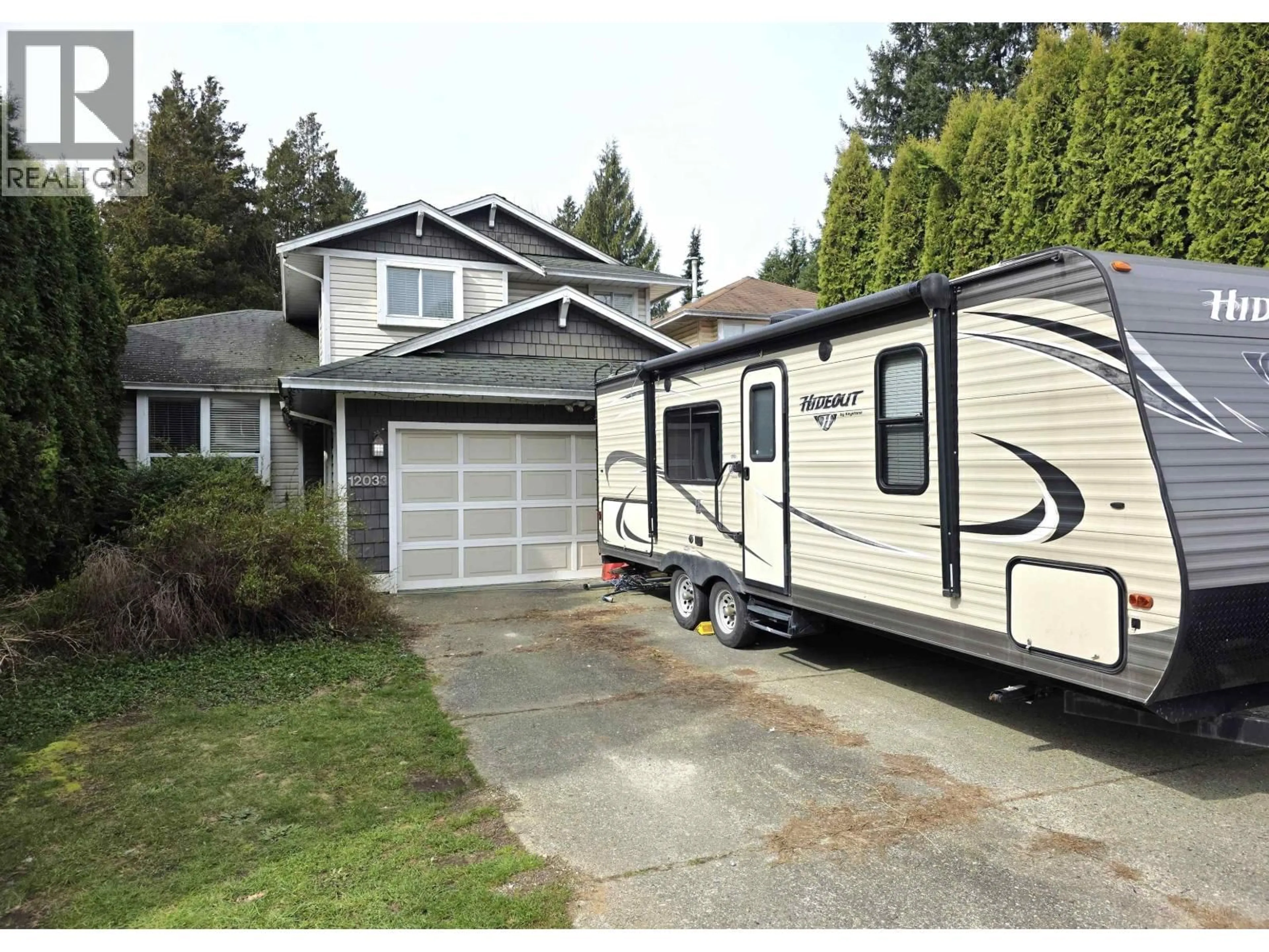 Home with vinyl exterior material, street for 12033 206B STREET, Maple Ridge British Columbia V2X9T8