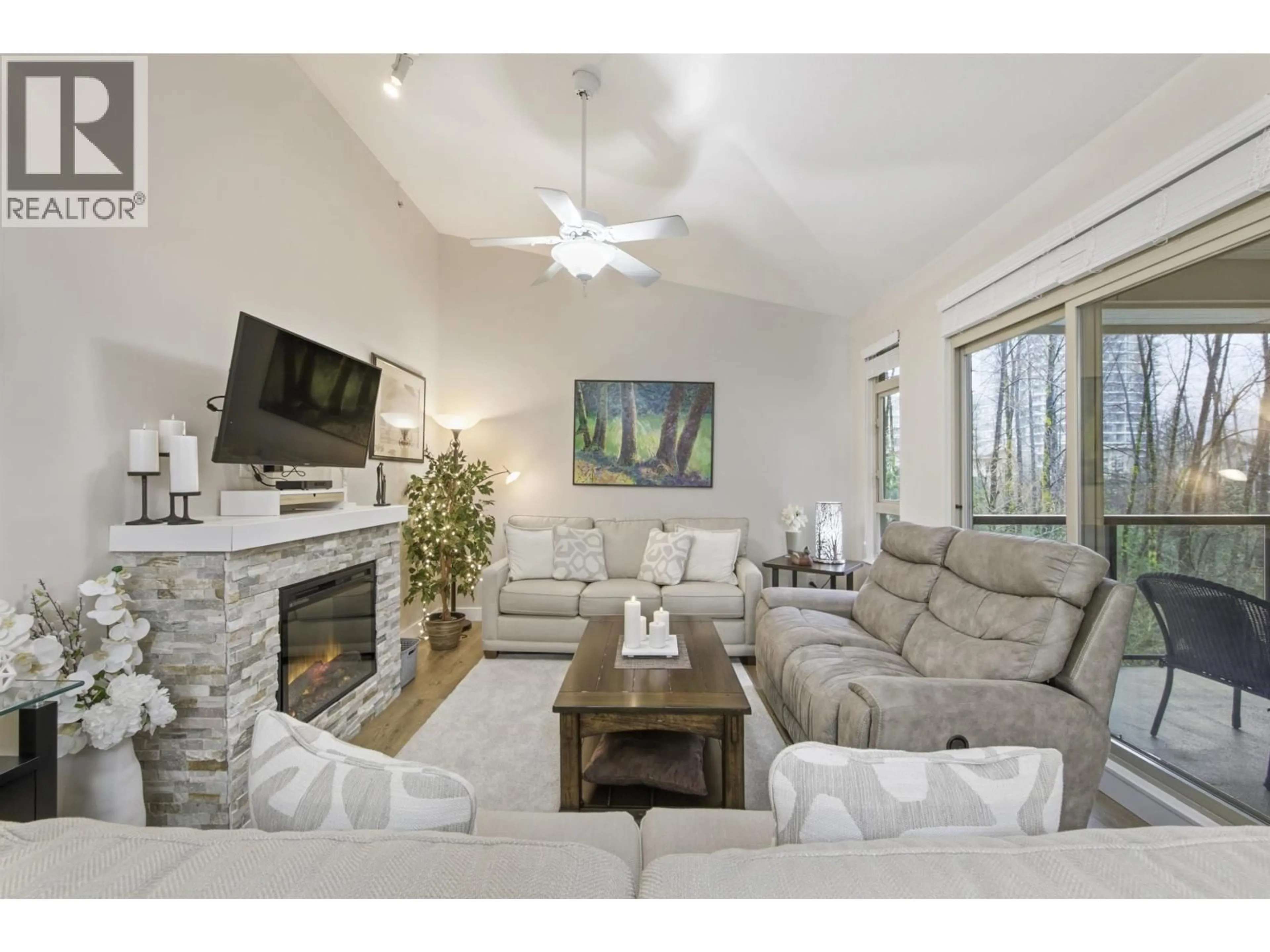 Living room with furniture, unknown for 408 - 100 CAPILANO ROAD, Port Moody British Columbia V3H5M9