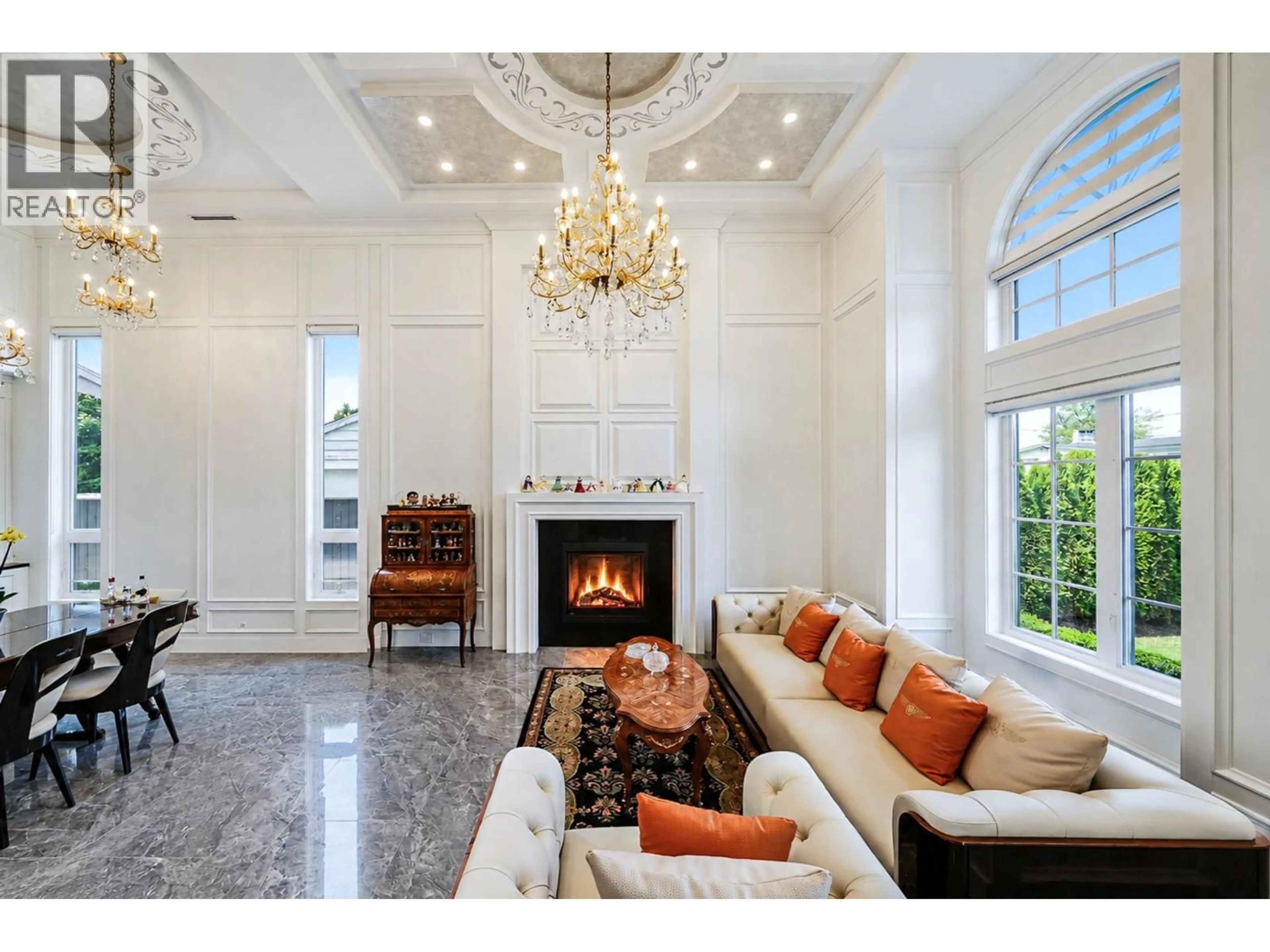 Living room with furniture, ceramic/tile floor for 5720 WOODWARDS ROAD, Richmond British Columbia V7E1H1