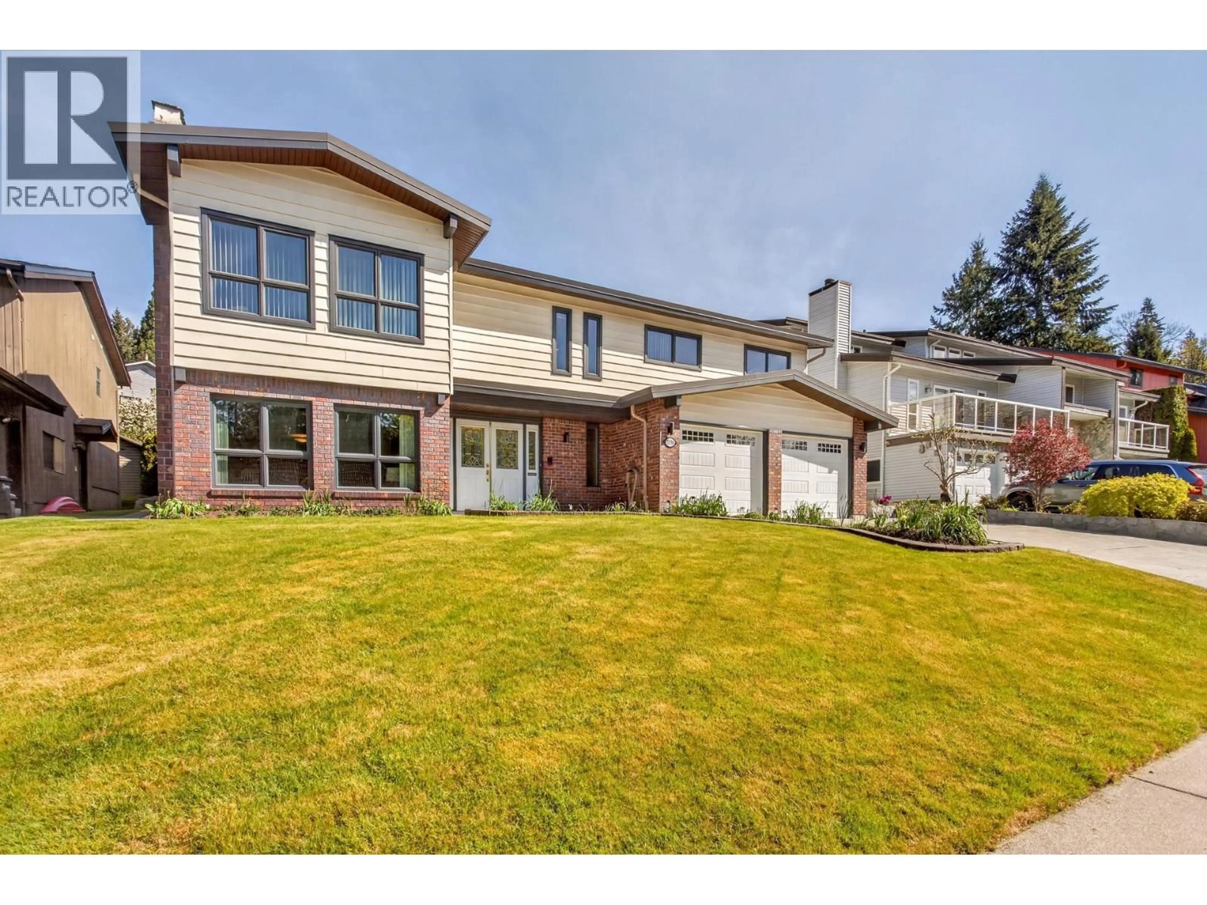 Home with brick exterior material, street for 1558 GLEN ABBEY DRIVE, Burnaby British Columbia V5A4C8