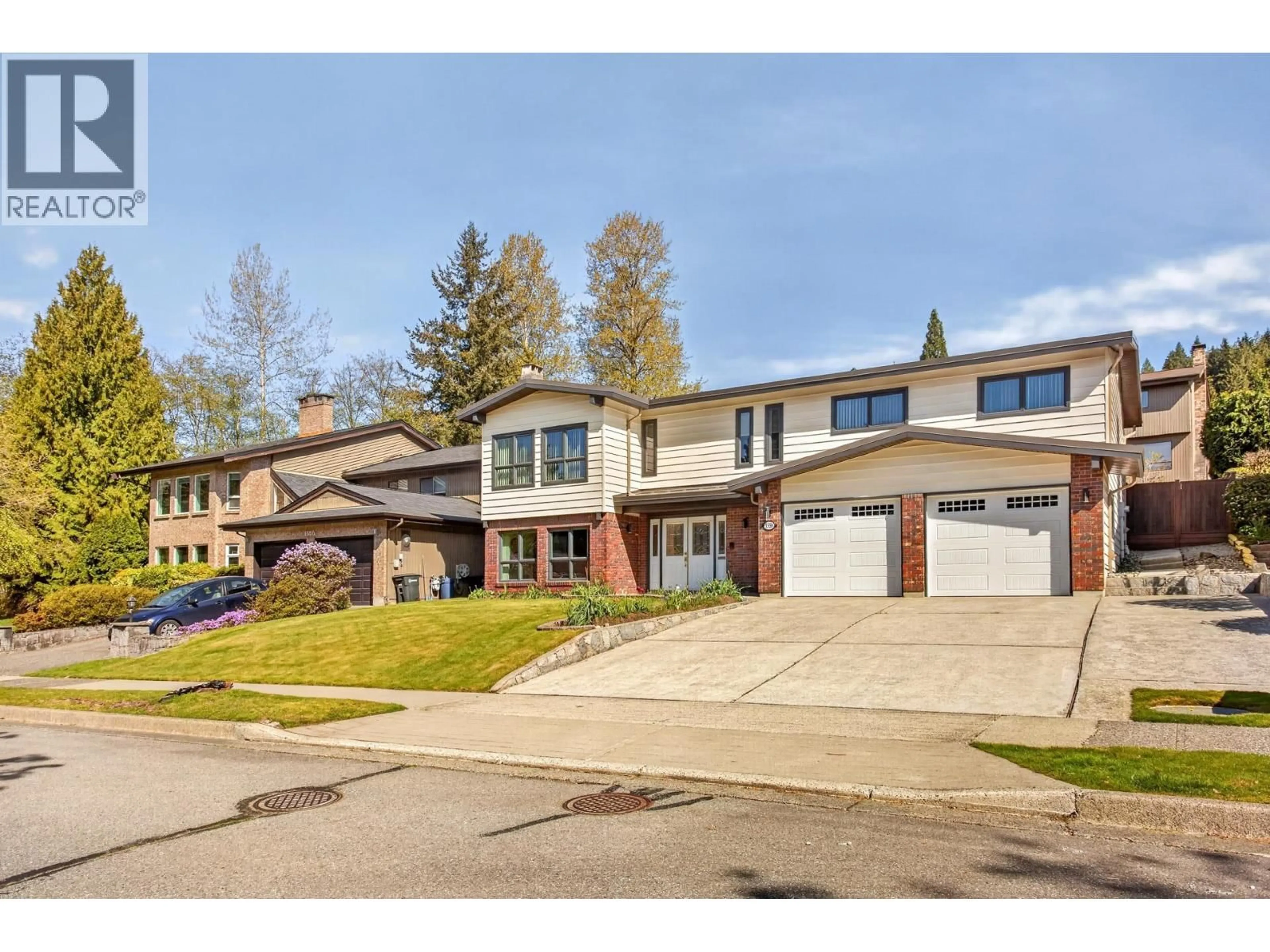 Home with brick exterior material, street for 1558 GLEN ABBEY DRIVE, Burnaby British Columbia V5A4C8