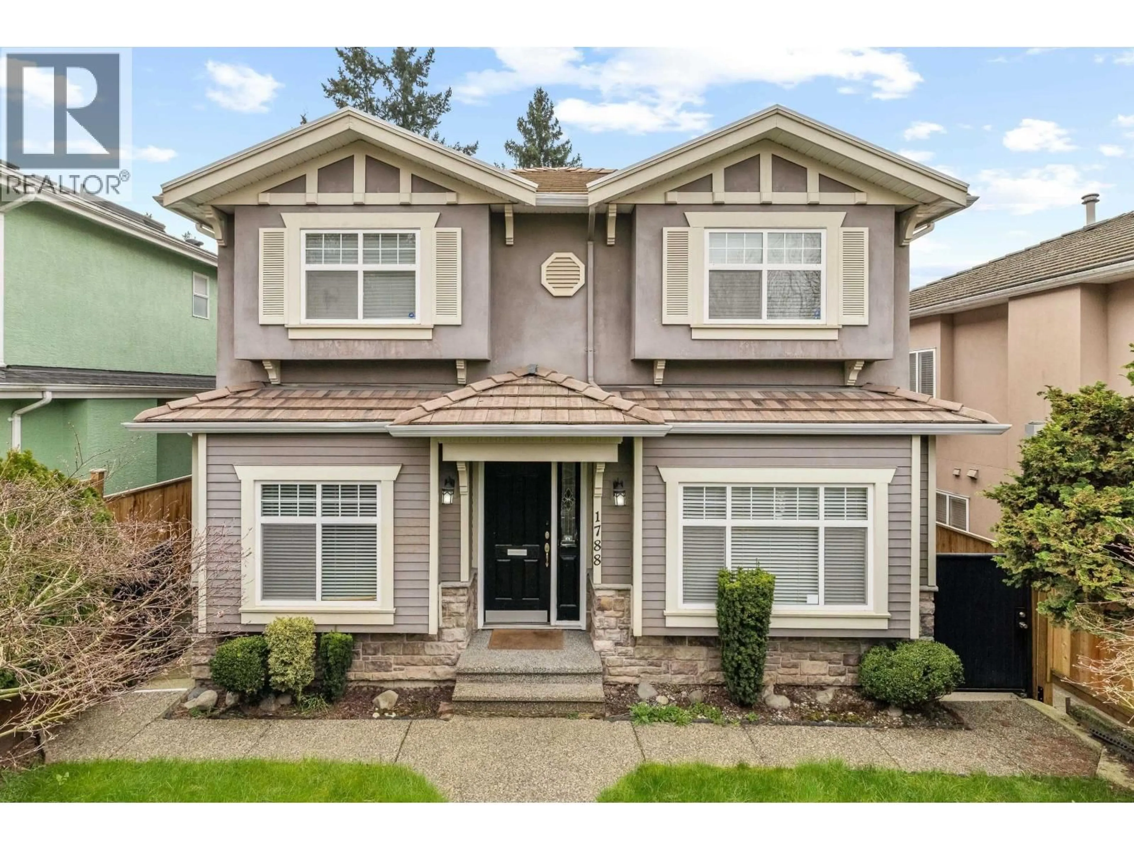 Home with vinyl exterior material, street for 1788 64TH AVENUE, Vancouver British Columbia V5P2M7