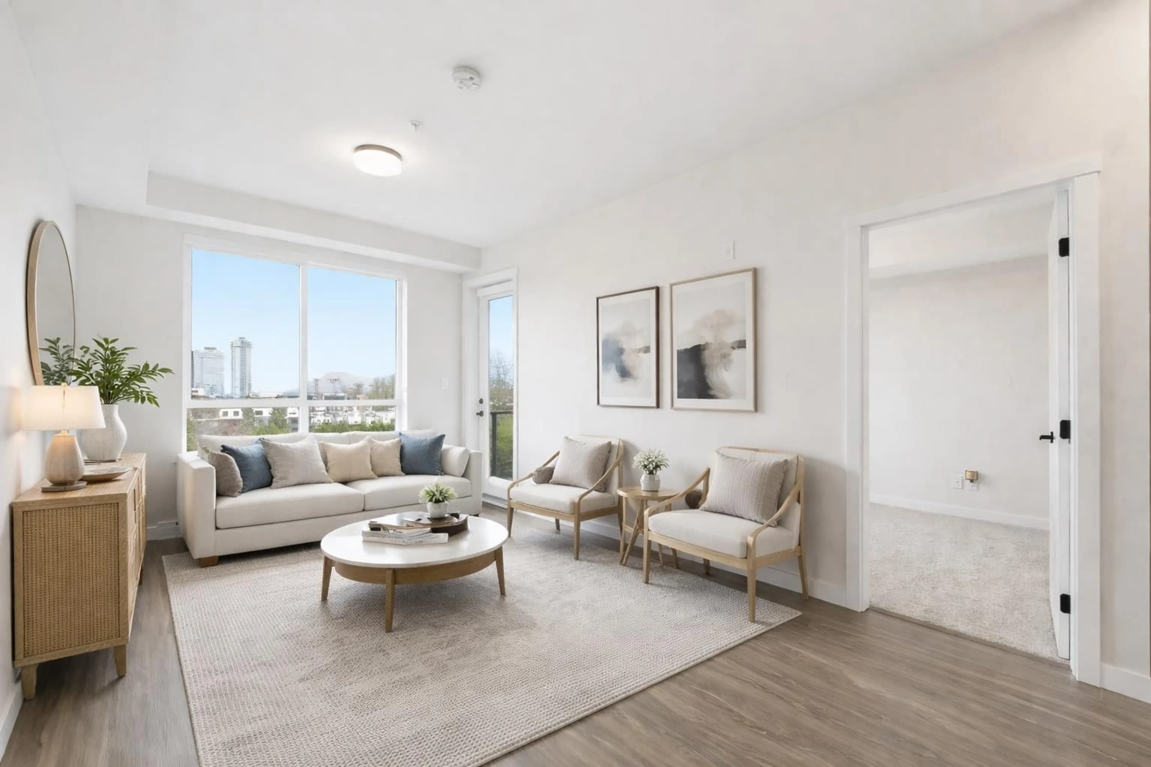 Living room with furniture, unknown for 413 - 8117 200A STREET, Langley British Columbia V2Y3W9