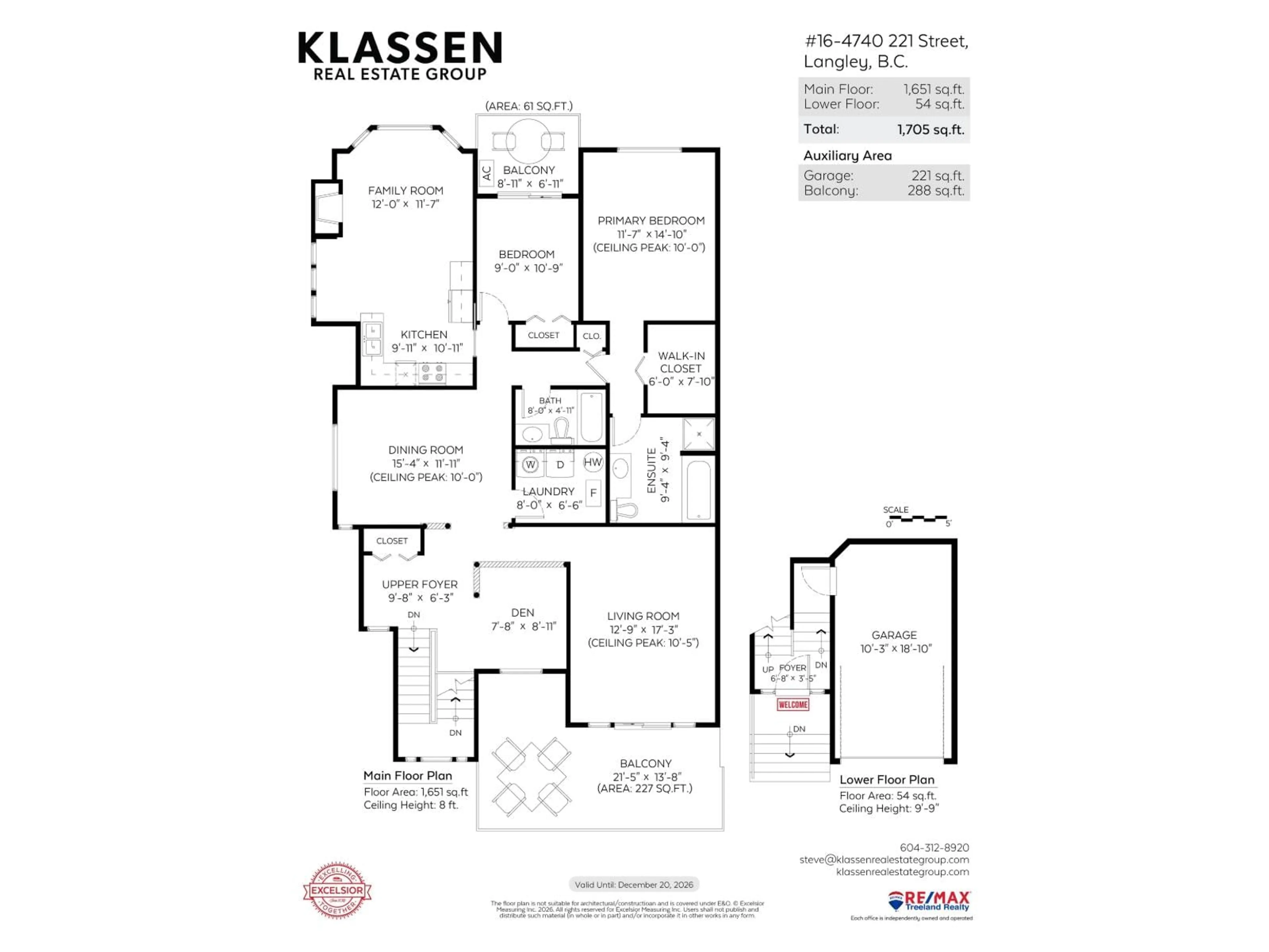 Floor plan for 16 - 4740 221 STREET, Langley British Columbia V2Z1L8