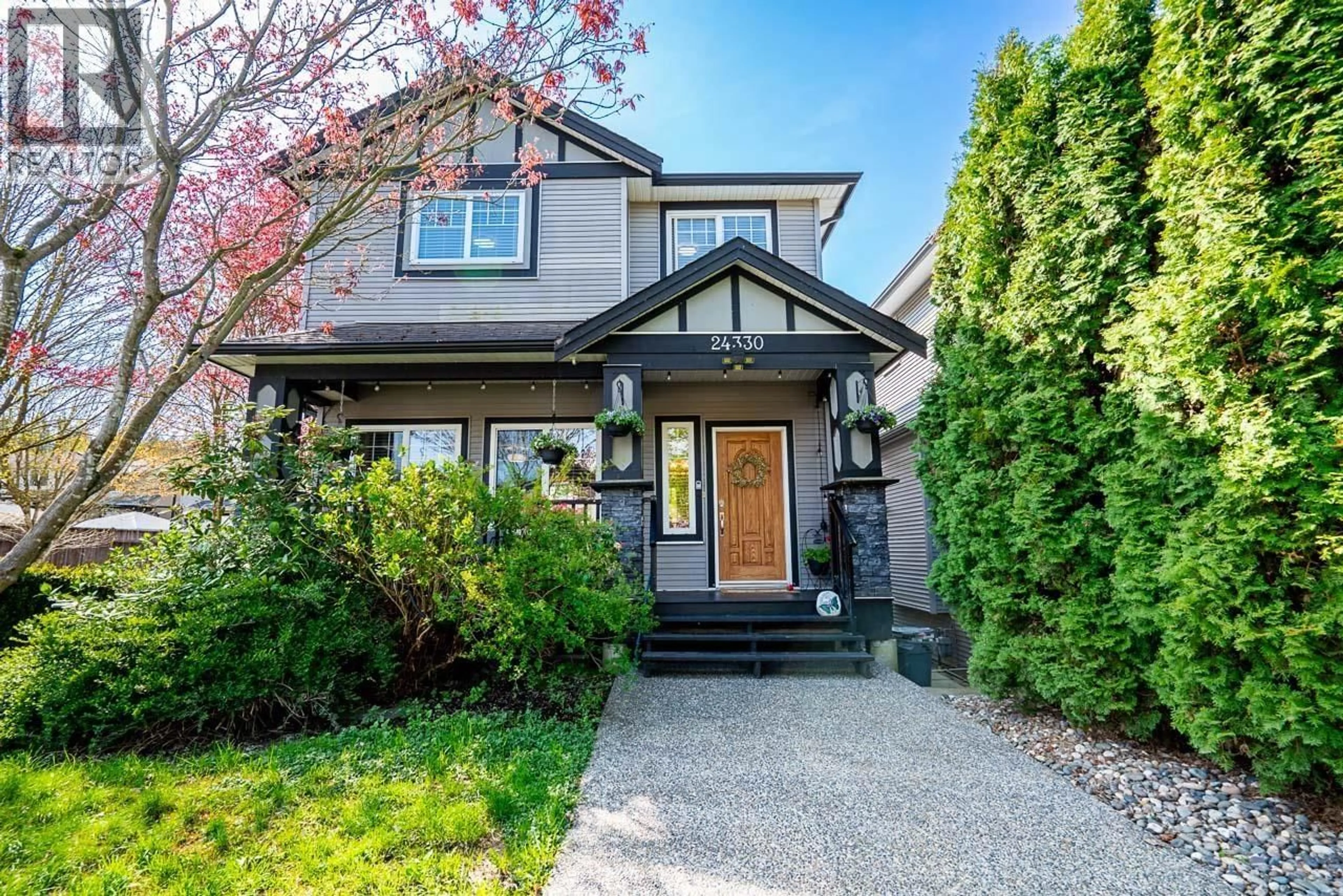 Home with vinyl exterior material, street for 24330 102 AVENUE, Maple Ridge British Columbia V2W1J1